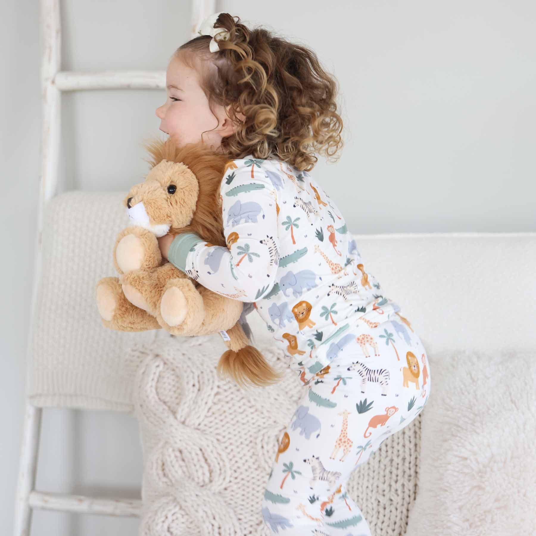Safari Snuggles Two Piece Pajama Set - Image 10