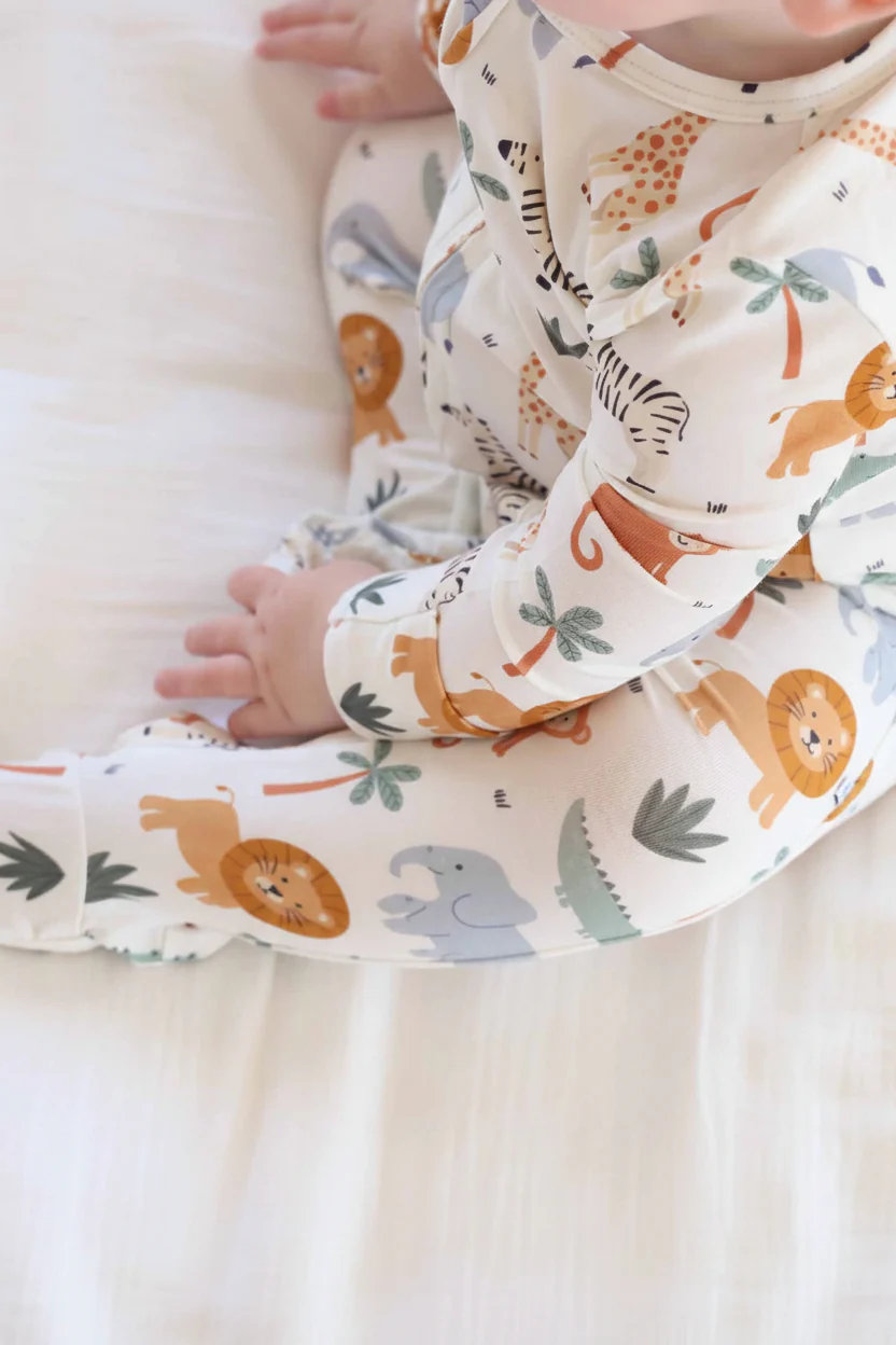 Safari Snuggles Zipper Footie - Image 11