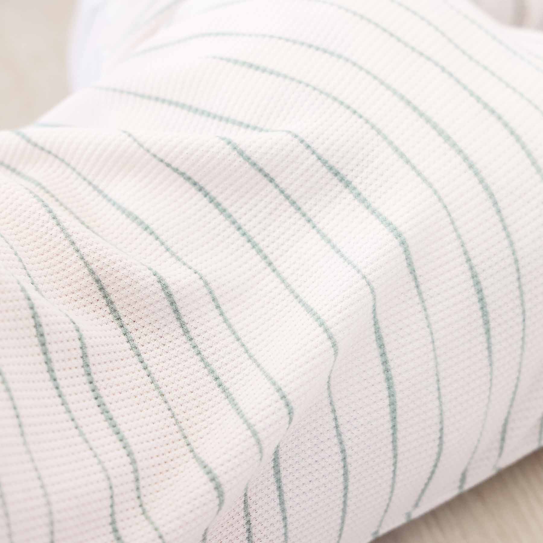Sage's Stripes Bamboo Waffle Convertible Zip Romper - Image 3