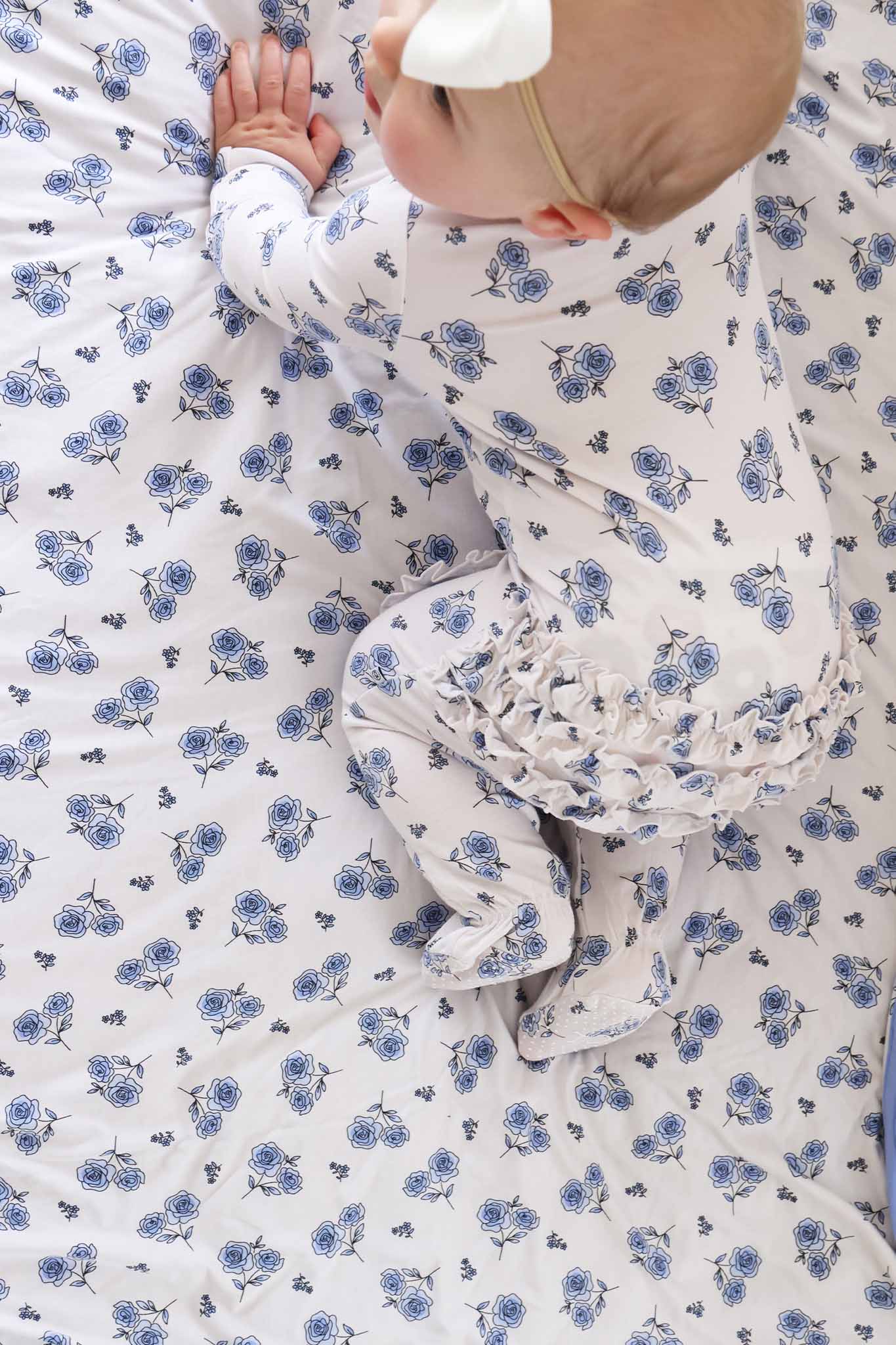Sapphire Garden Double Sided Bamboo Blanket - Image 4