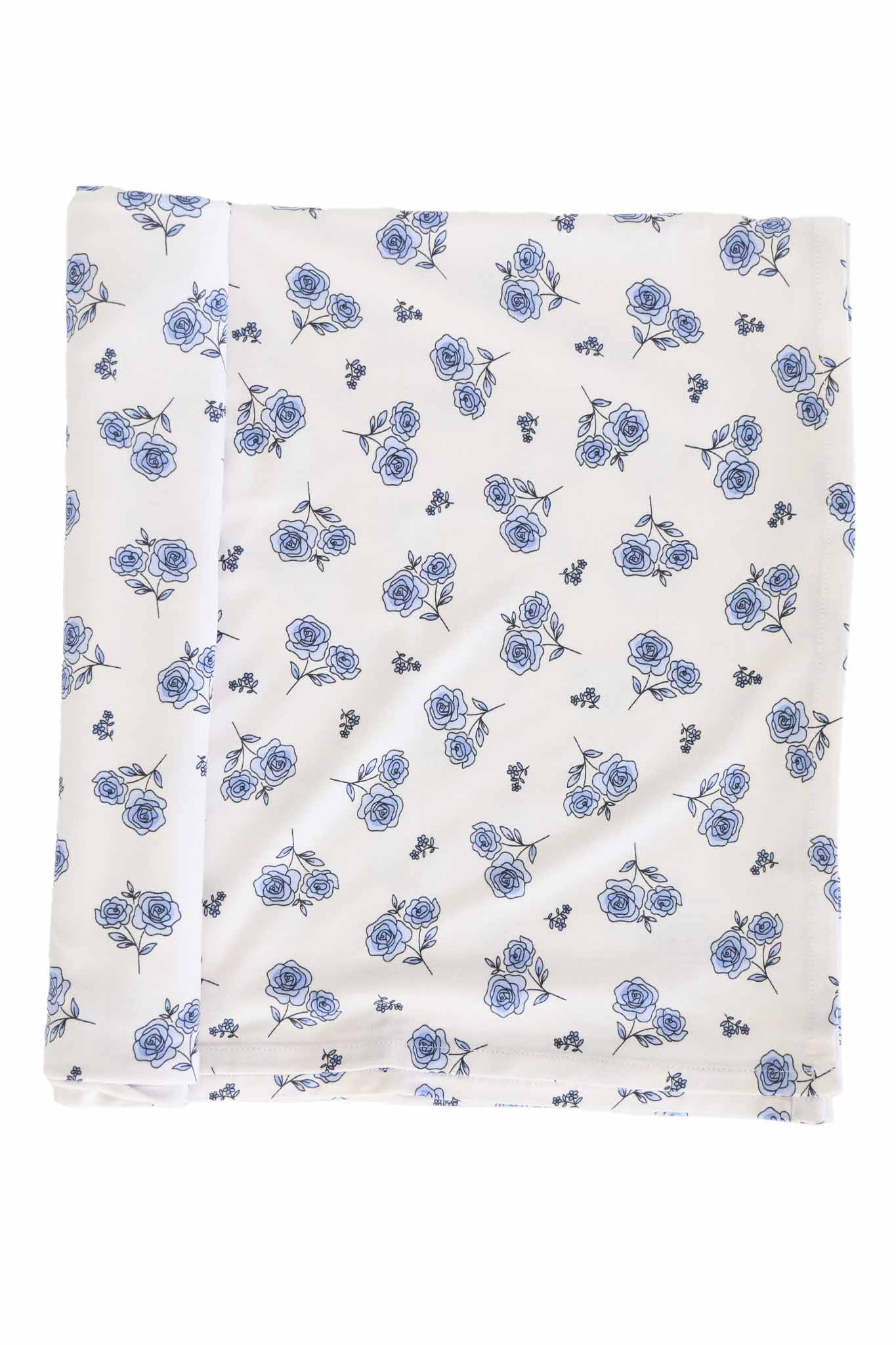 Sapphire Garden Oversized Swaddle Blanket - Image 2
