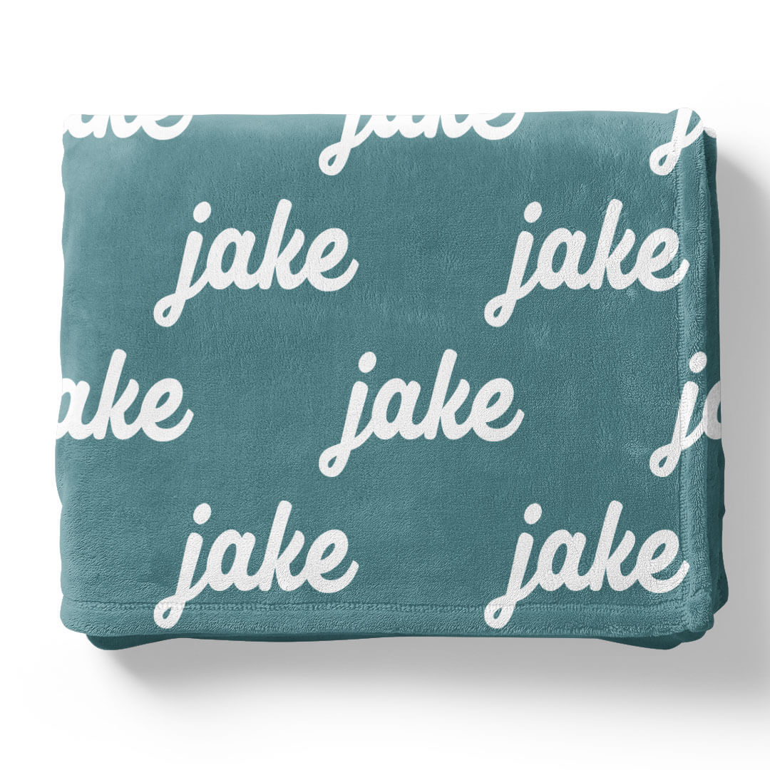 Seafoam Personalized Color Blanket - Image 8