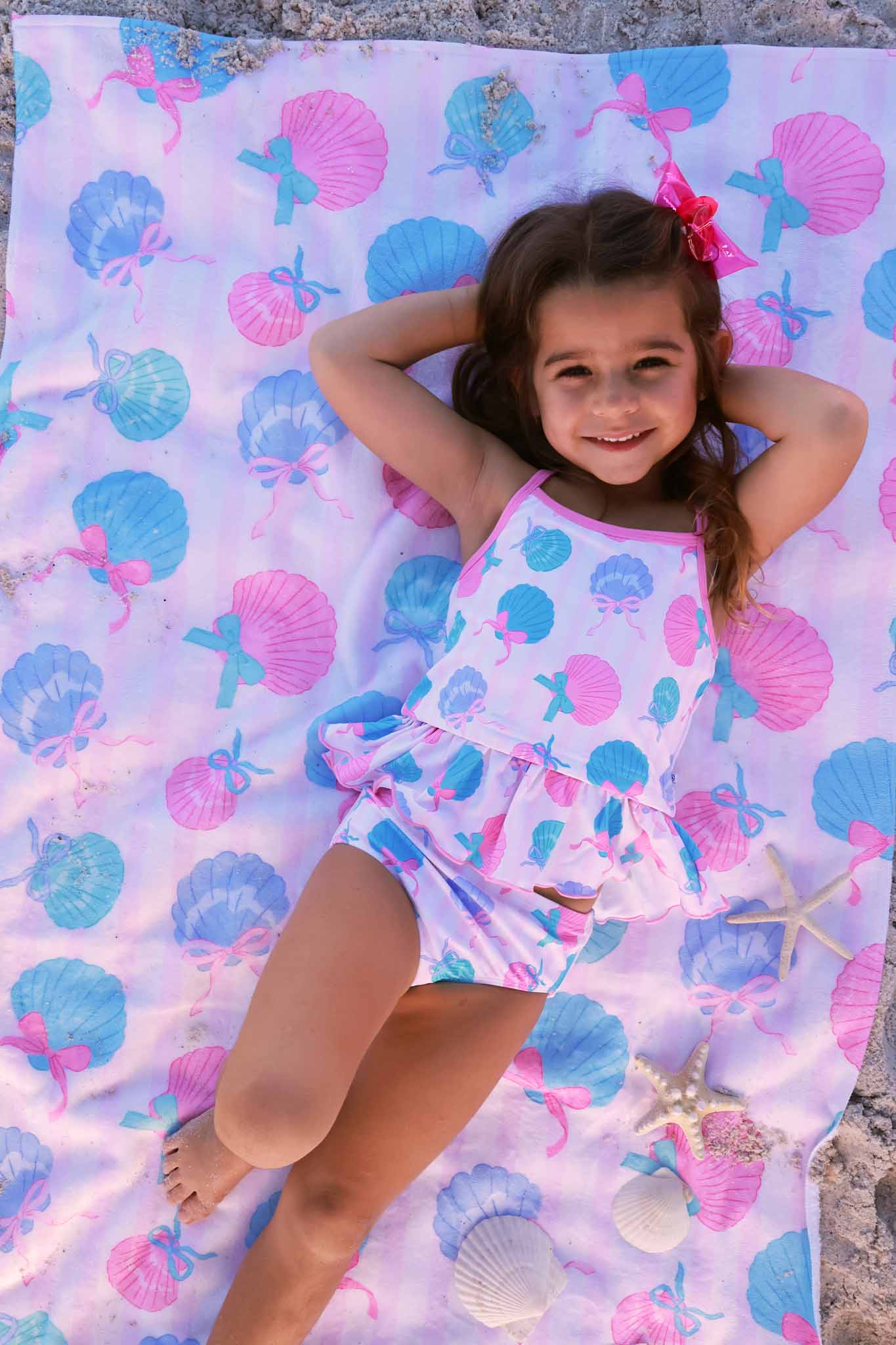 Seaside Sweetie Personalized Kids Beach Towel - Image 4