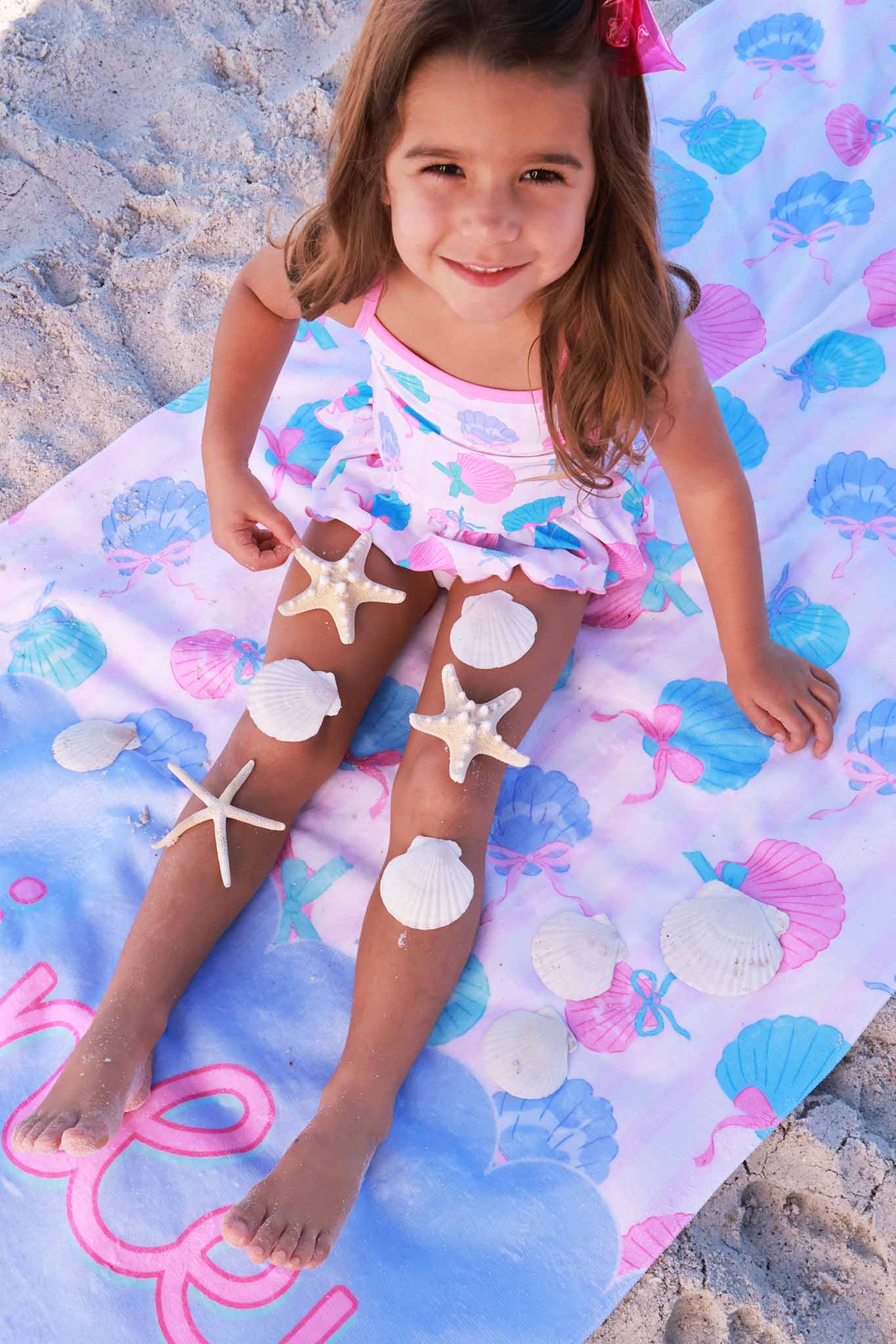 Seaside Sweetie Personalized Kids Beach Towel - Image 5