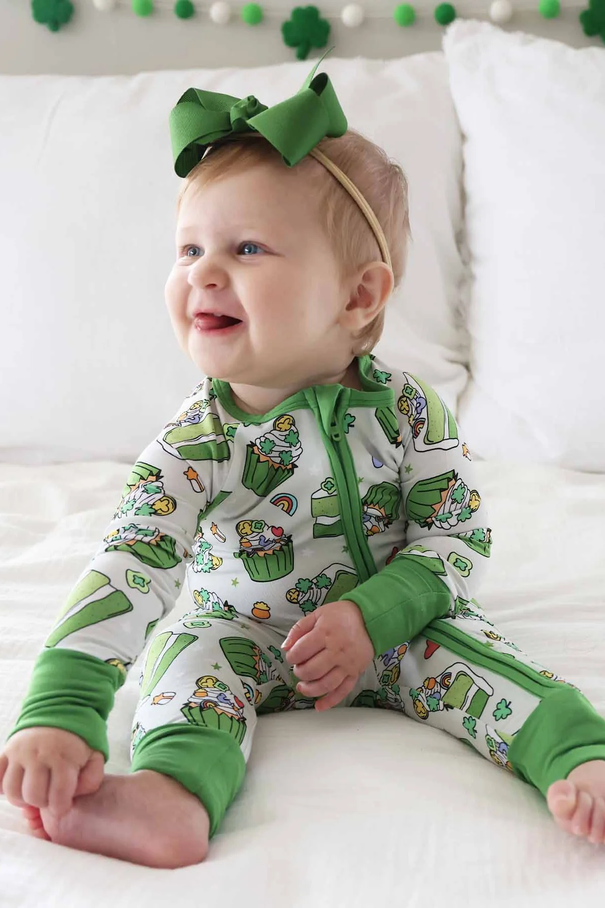 Shamrock Sweets Convertible Zip Romper - Image 15