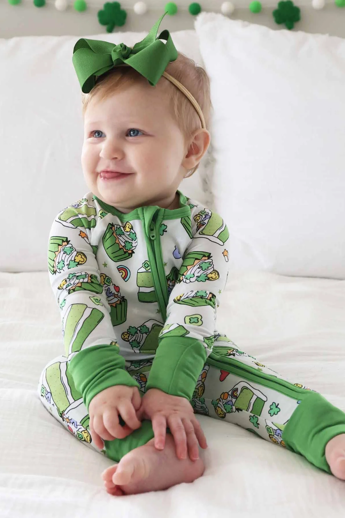 Shamrock Sweets Convertible Zip Romper - Image 19