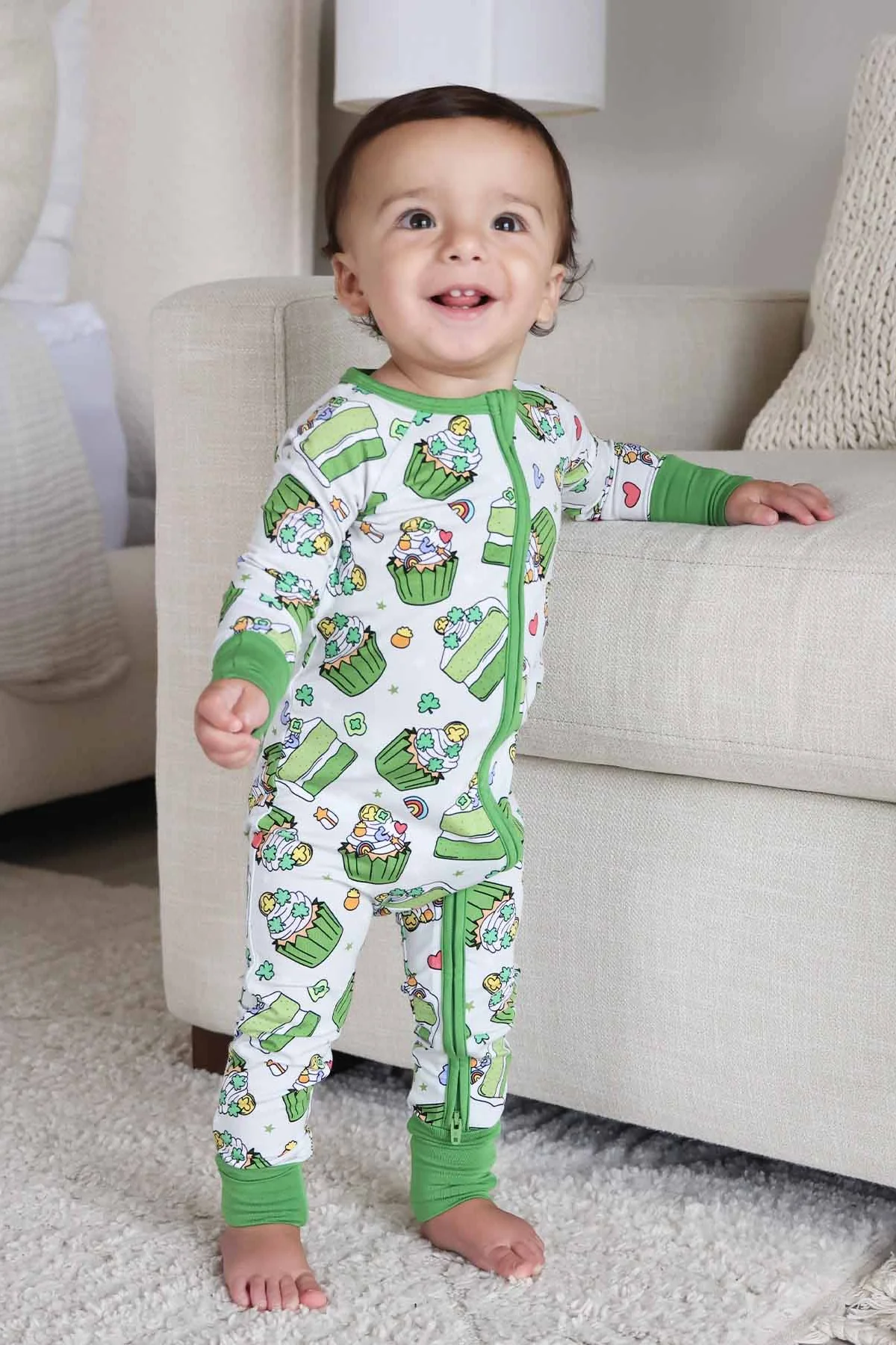 Shamrock Sweets Convertible Zip Romper - Image 9