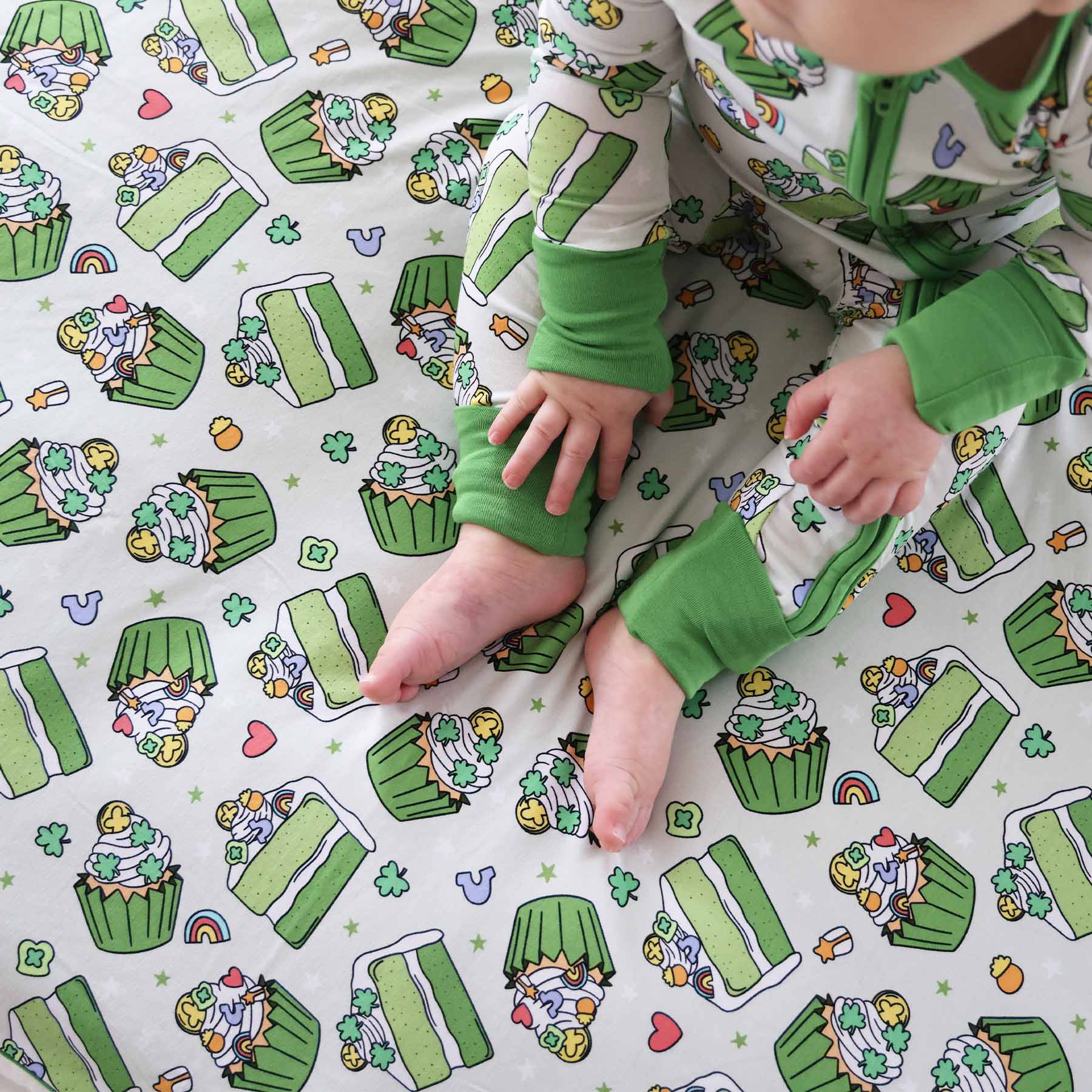 Shamrock Sweets Double Sided Bamboo Blanket - Image 3
