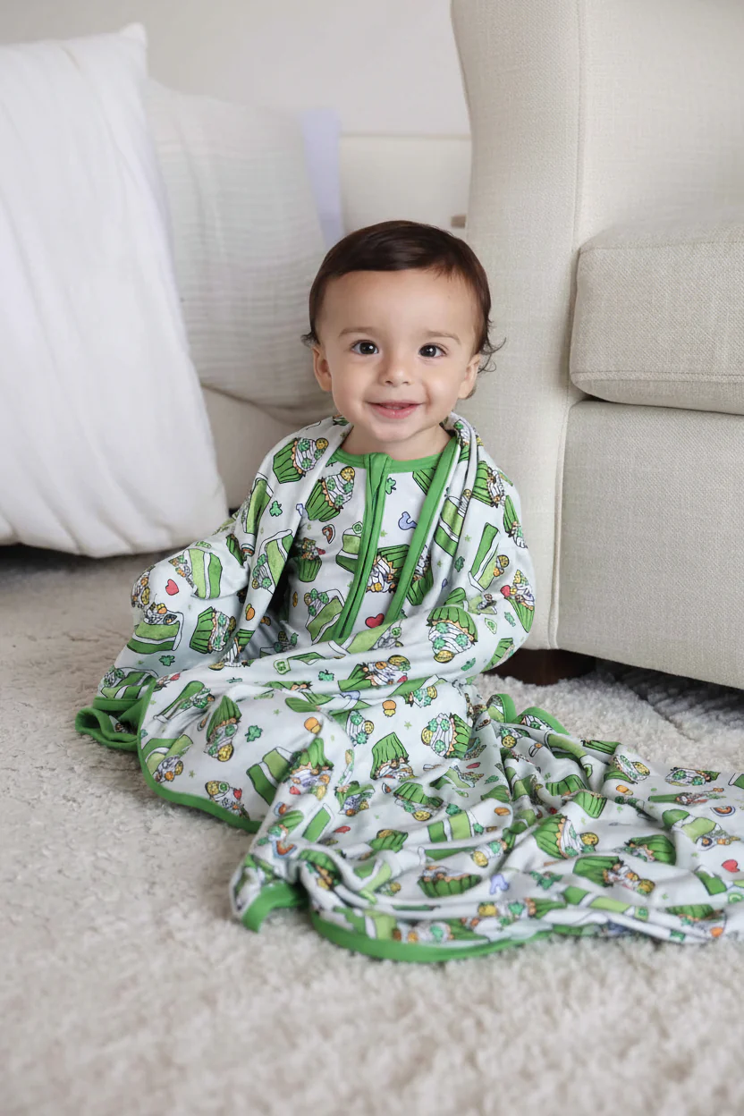 Shamrock Sweets Double Sided Bamboo Blanket - Image 4