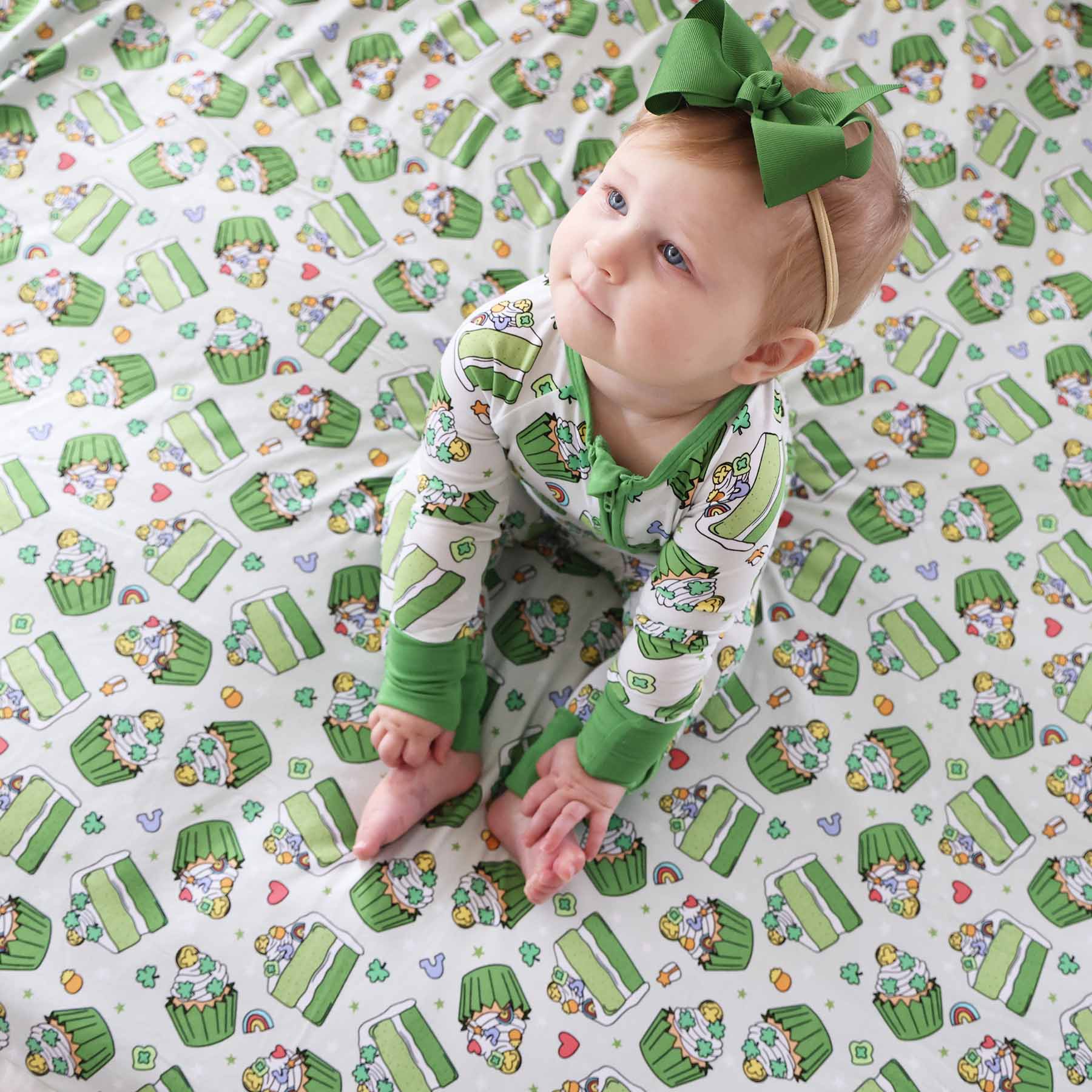 Shamrock Sweets Double Sided Bamboo Blanket - Image 9