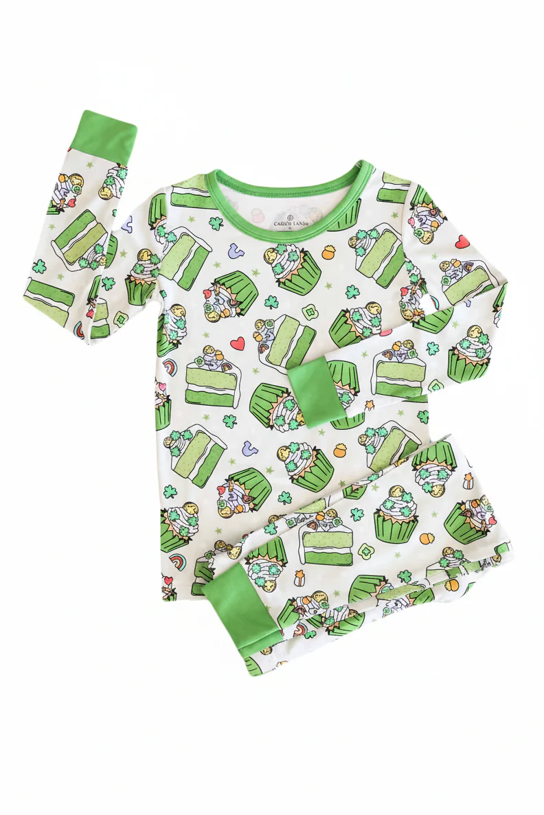 Shamrock Sweets Two Piece Pajama Set - Image 2