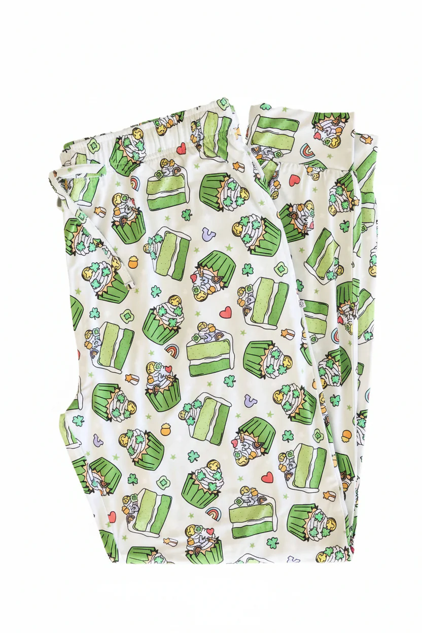 Shamrock Sweets Unisex Adult Pajama Pants - Image 11