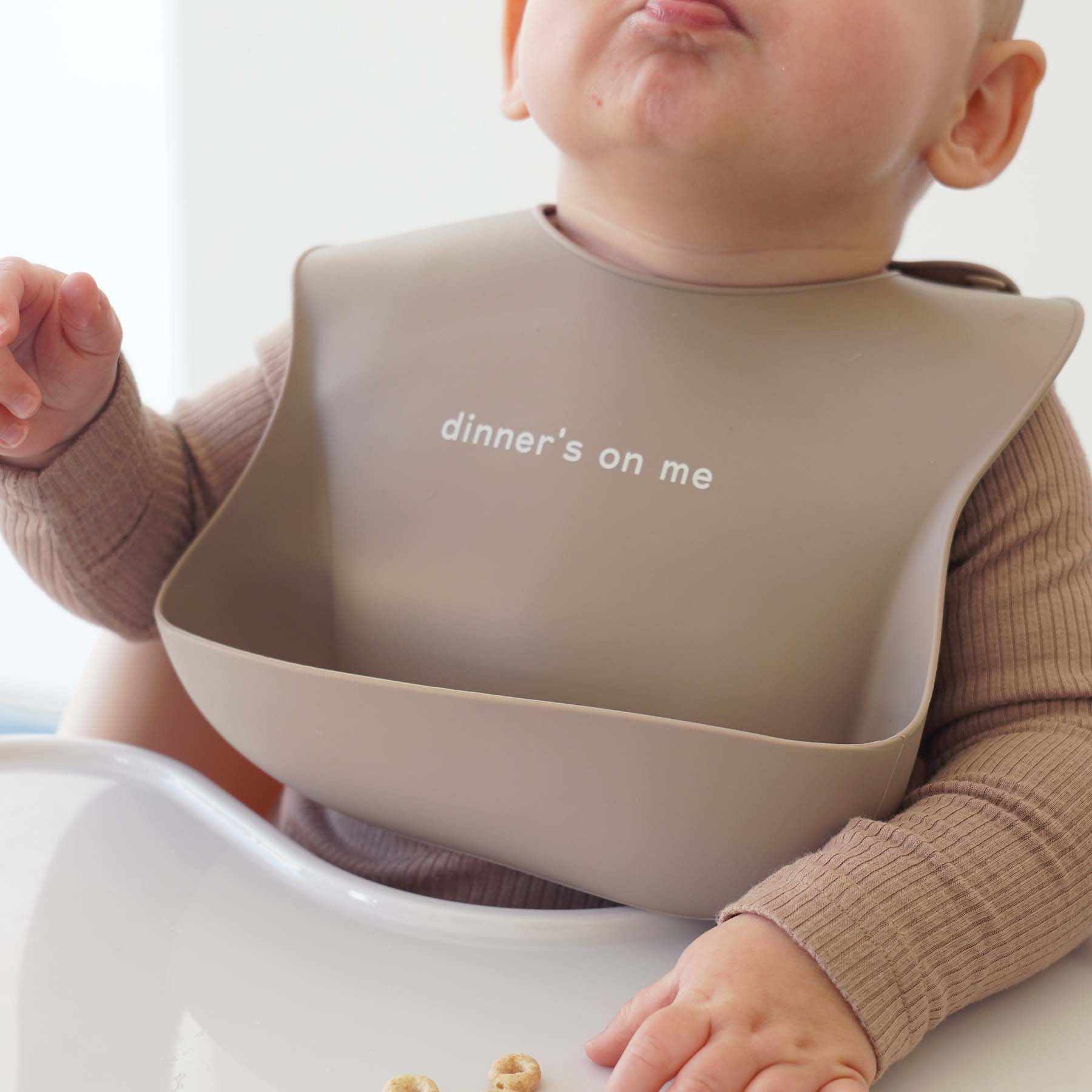 Silicone Baby Bib | Dinner's On Me - Image 4