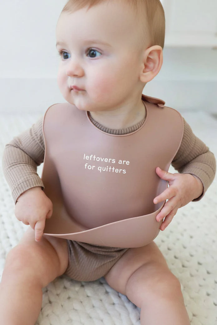 Silicone Baby Bib | Leftovers Are For Quitters