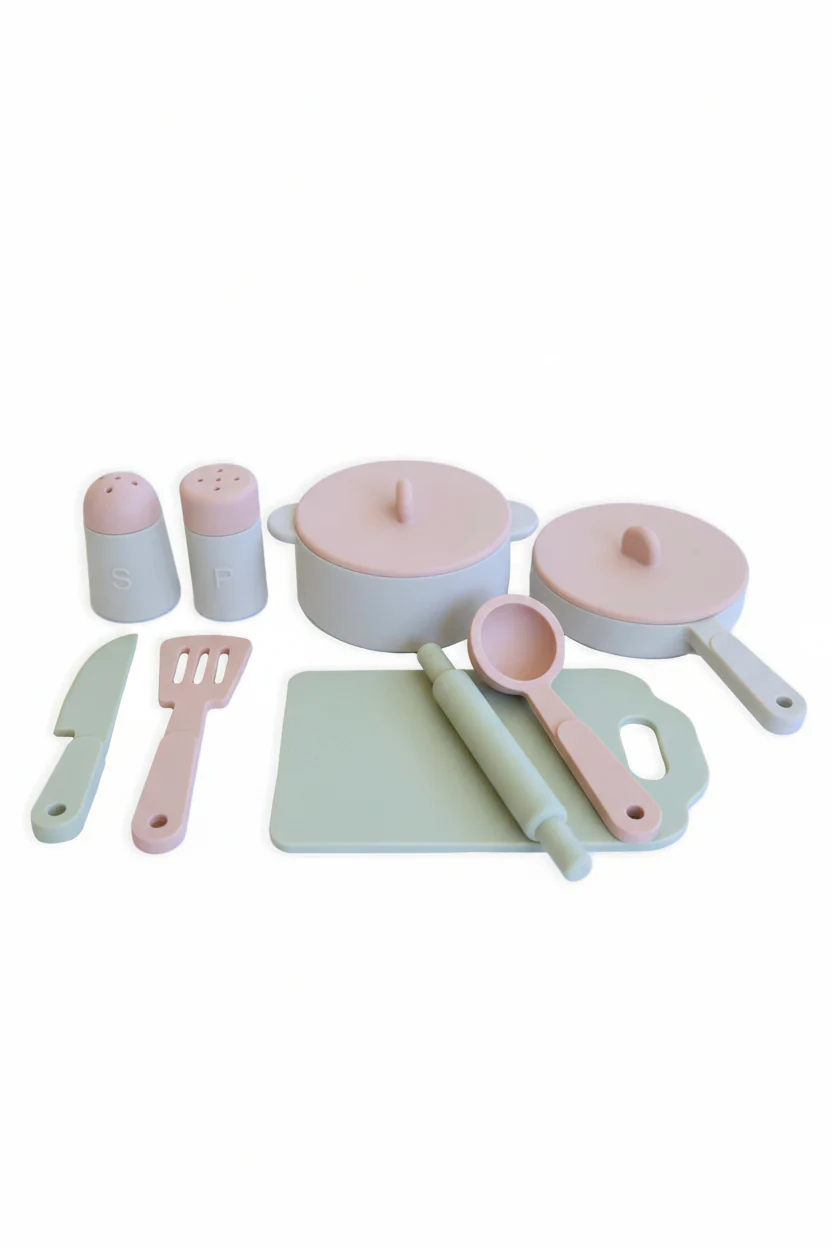 Silicone Play Kitchen Set | Garden