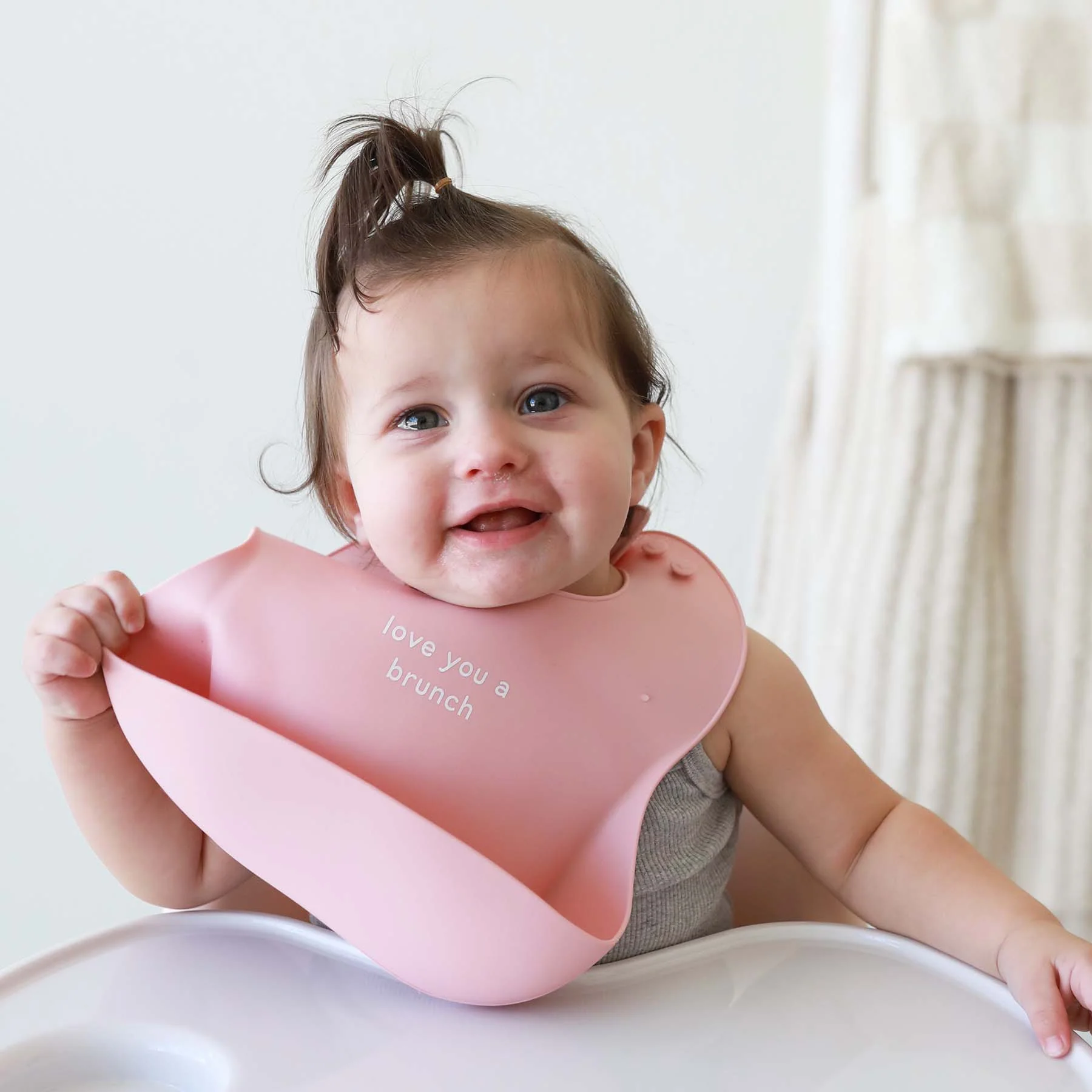 Silicone Sayings Baby Bibs - Image 13