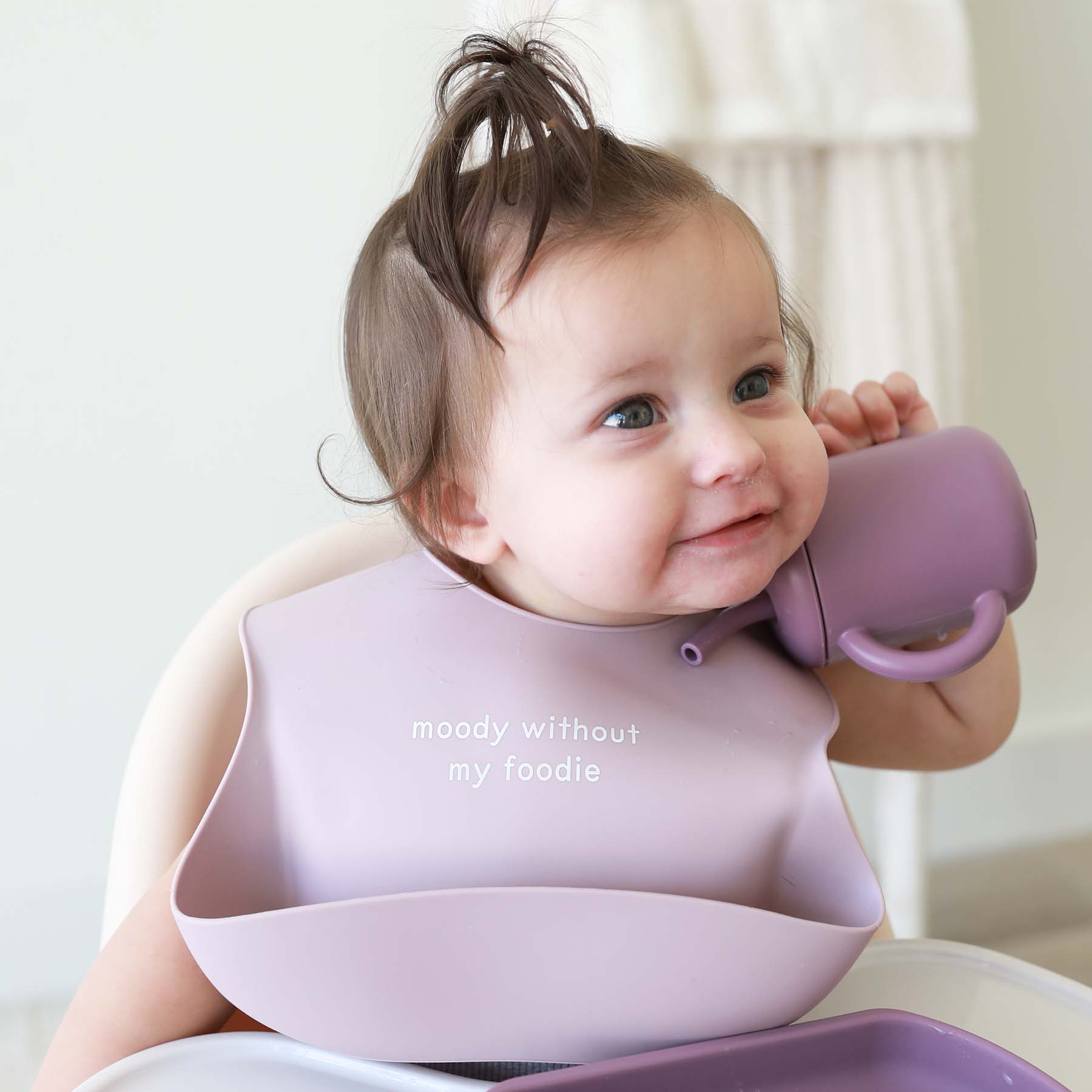 Silicone Sayings Baby Bibs - Image 17