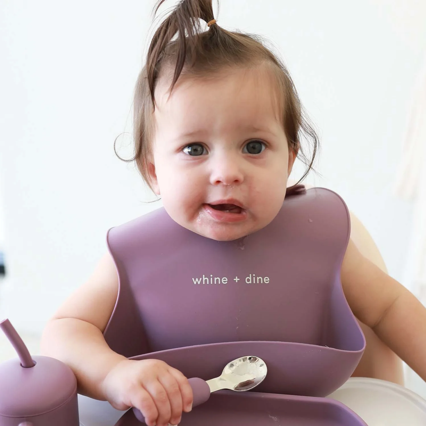 Silicone Sayings Baby Bibs - Image 25