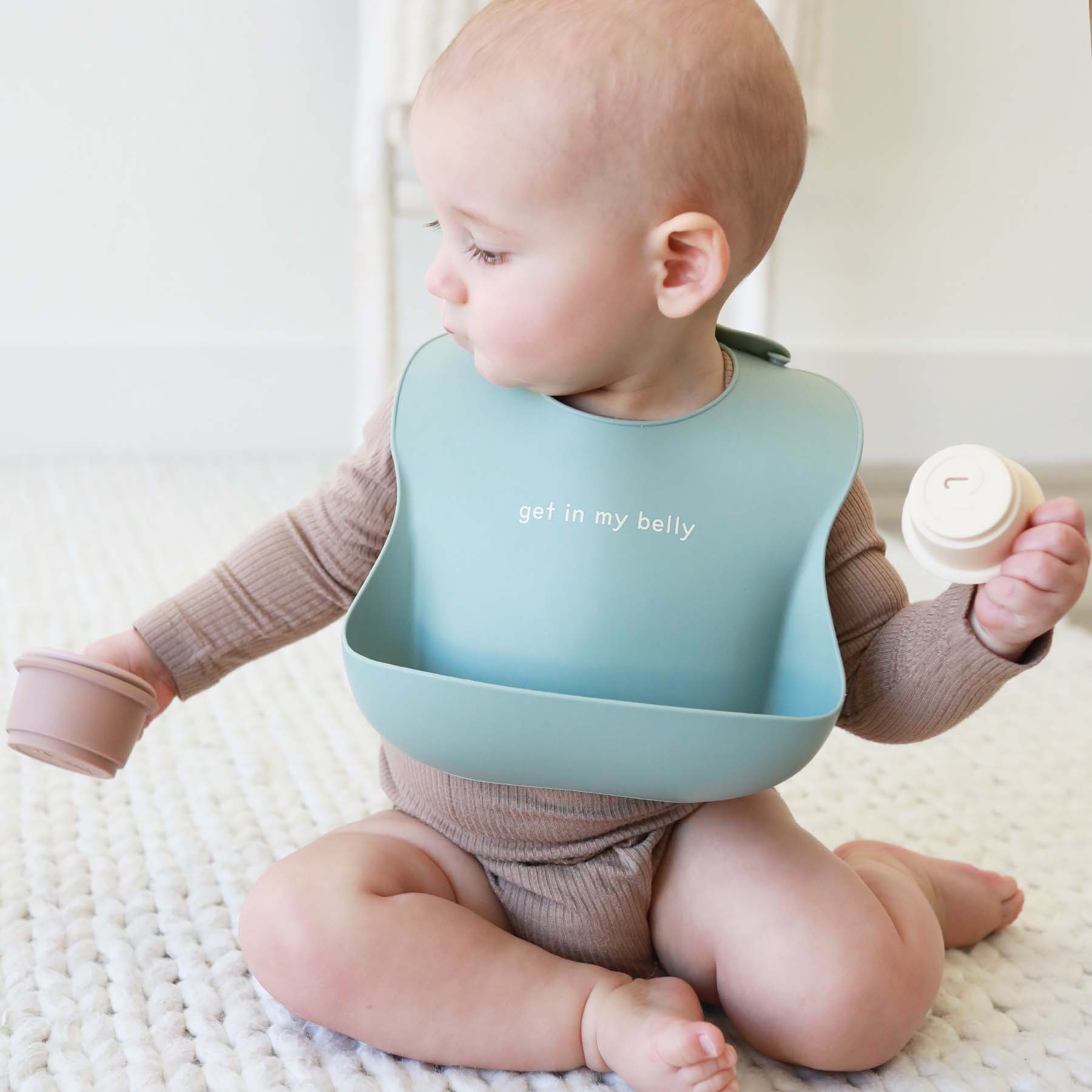 Silicone Sayings Baby Bibs - Image 8