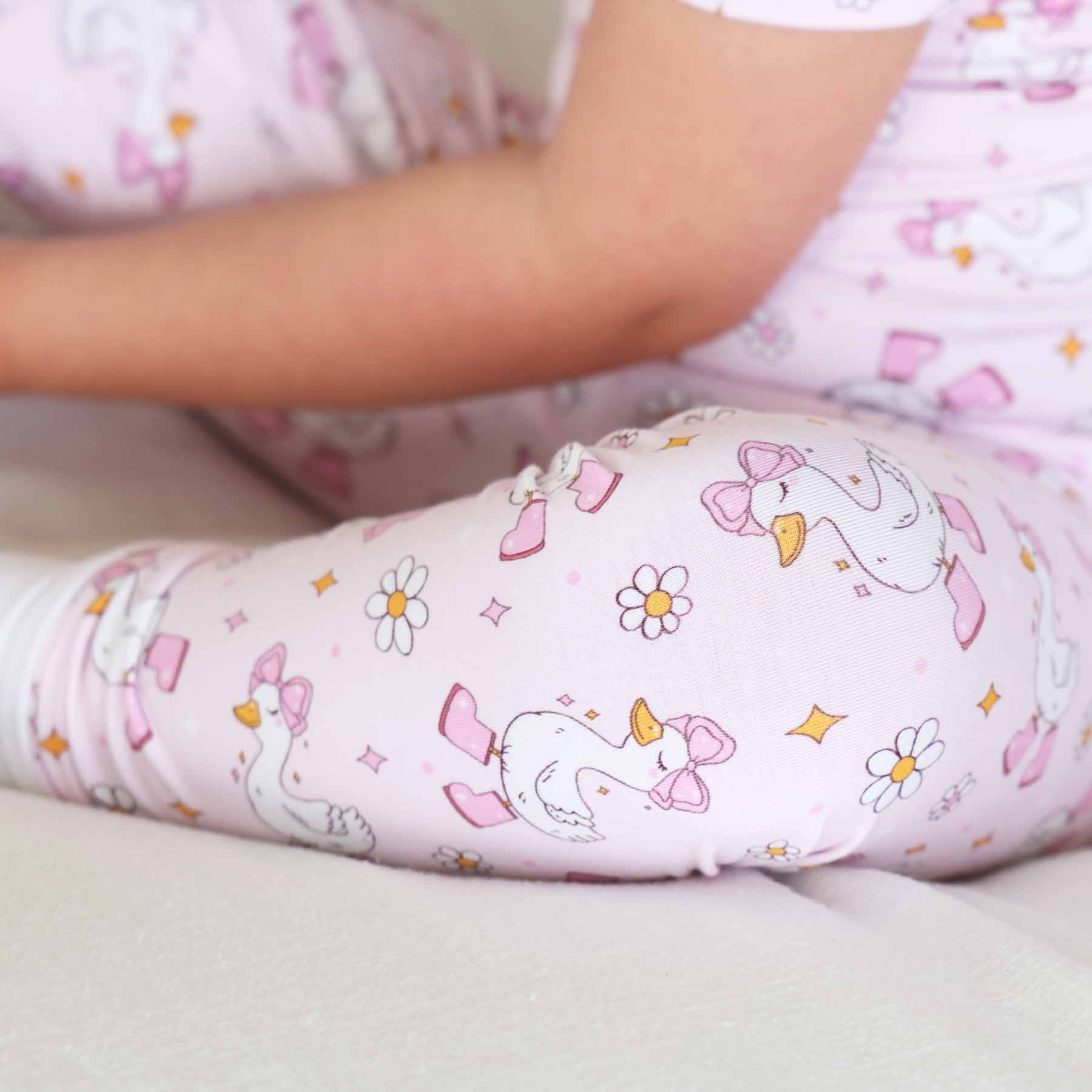 Silly Goose Two Piece Pajama Set | Pink - Image 5