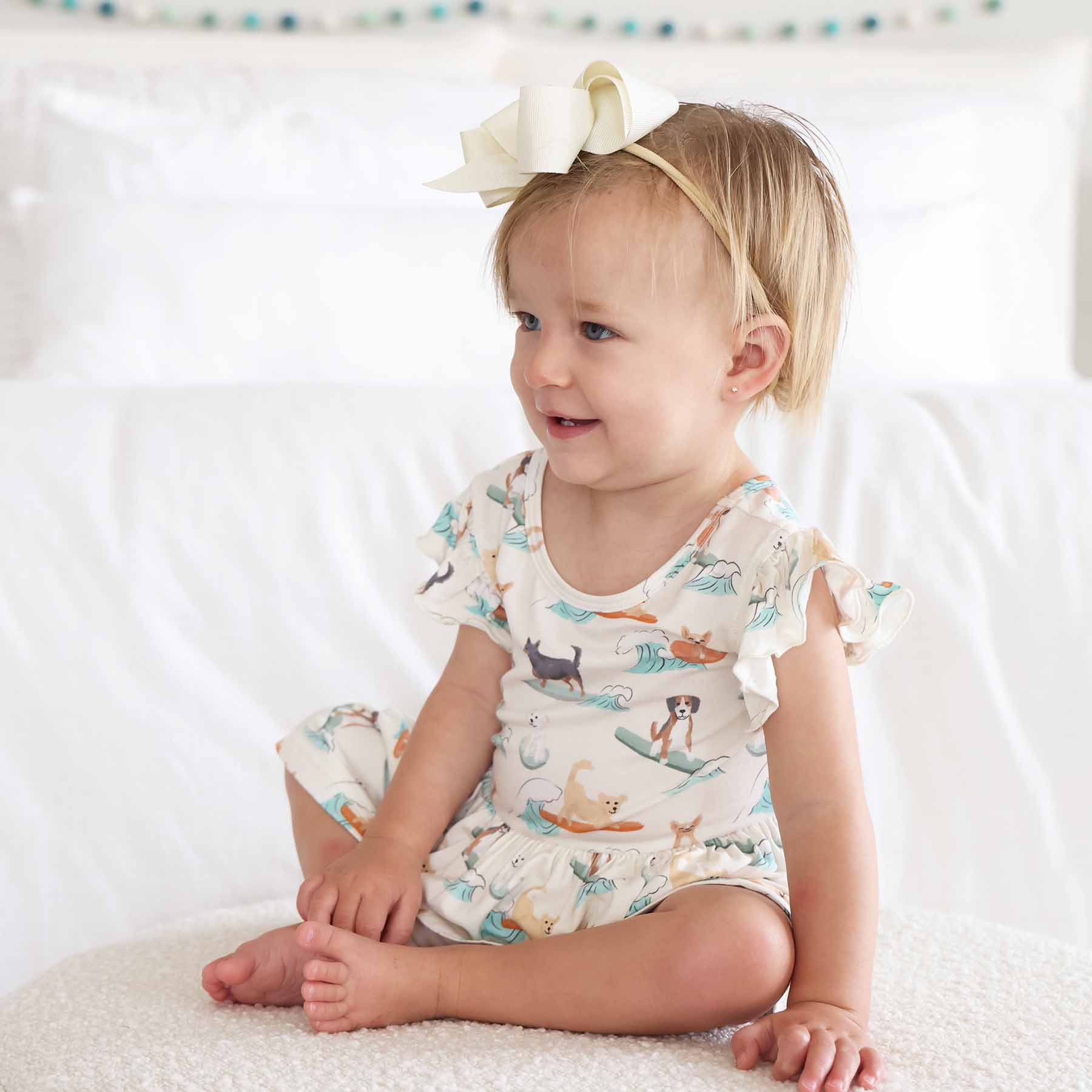Sleeveless Twirl Bodysuit | Paddle Pups - Image 11