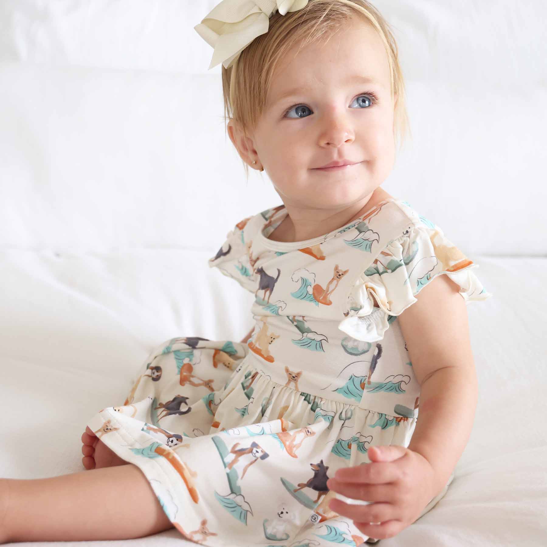 Sleeveless Twirl Bodysuit | Paddle Pups - Image 2