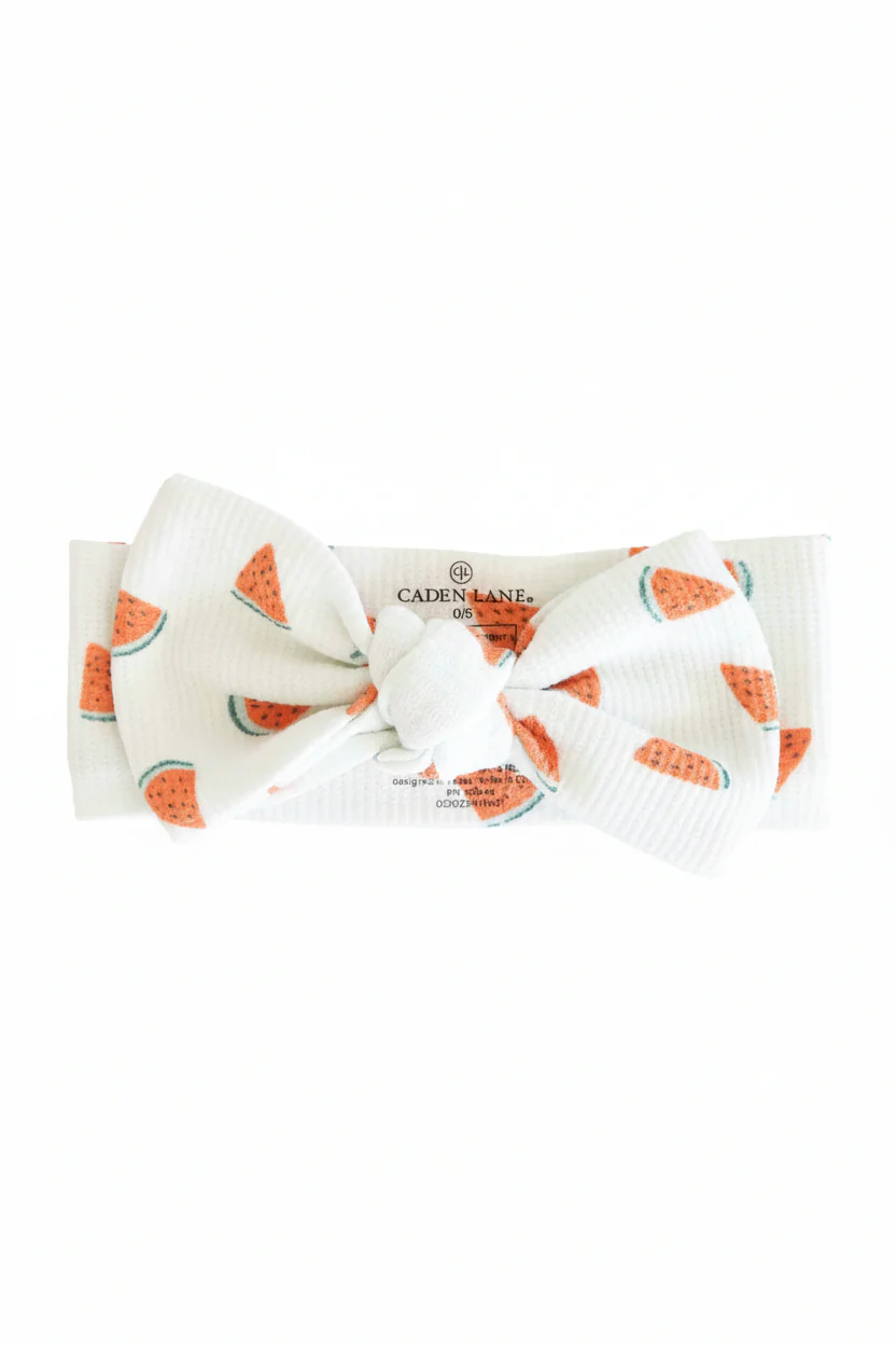 Slice, Slice Baby Bamboo Waffle Knit Large Bow Headwrap
