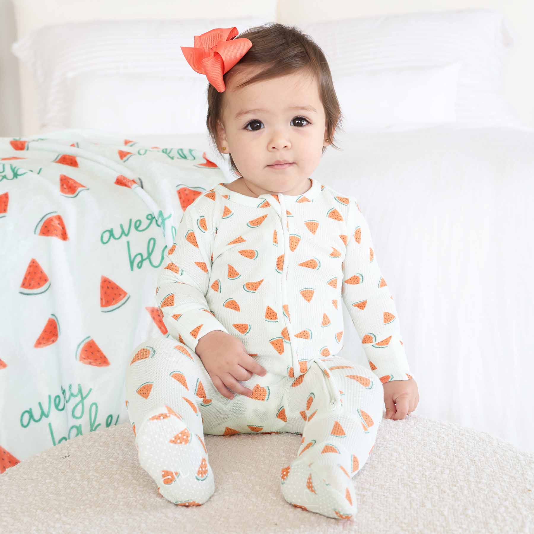Slice, Slice Baby Bamboo Waffle Zipper Footie - Image 11