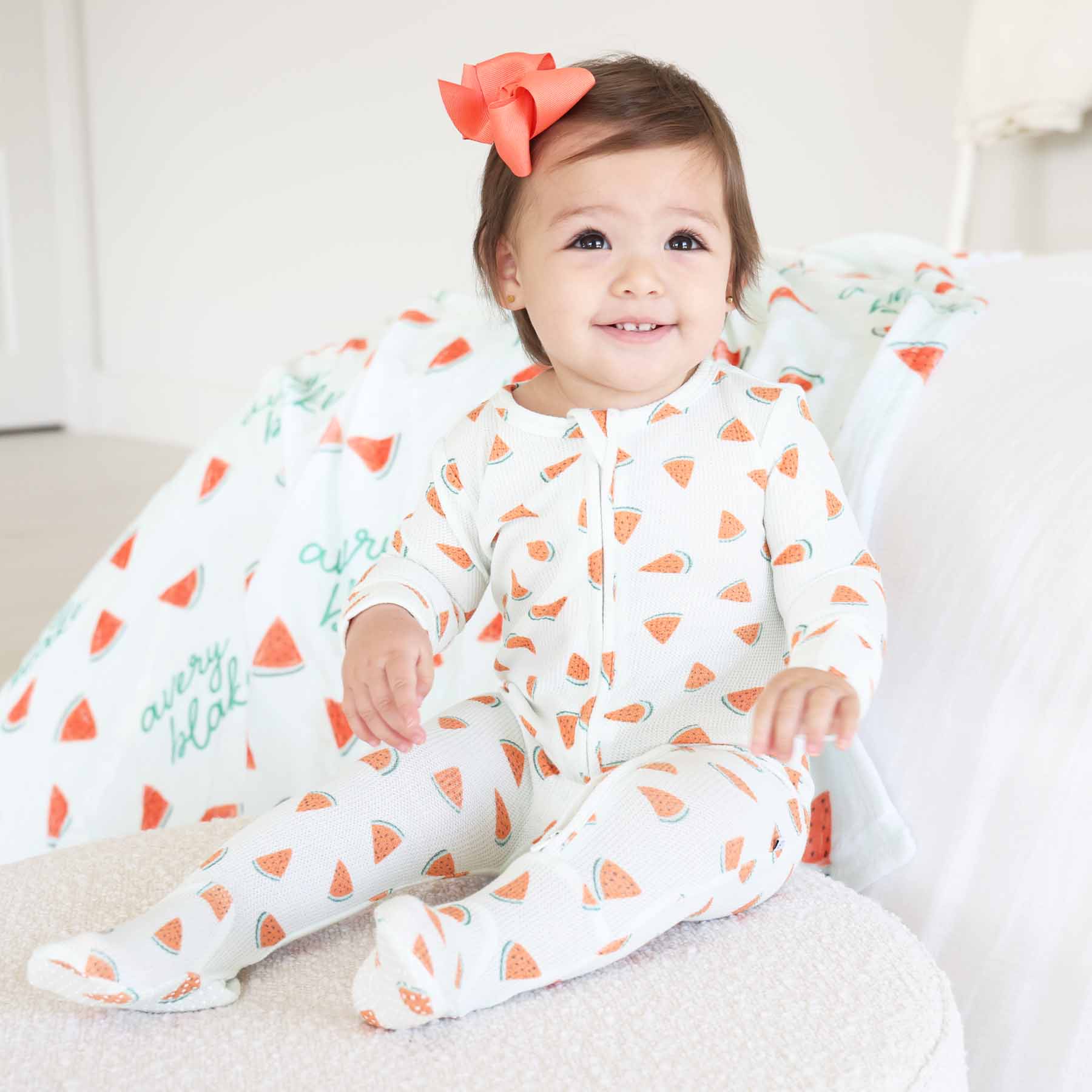 Slice, Slice Baby Bamboo Waffle Zipper Footie - Image 15