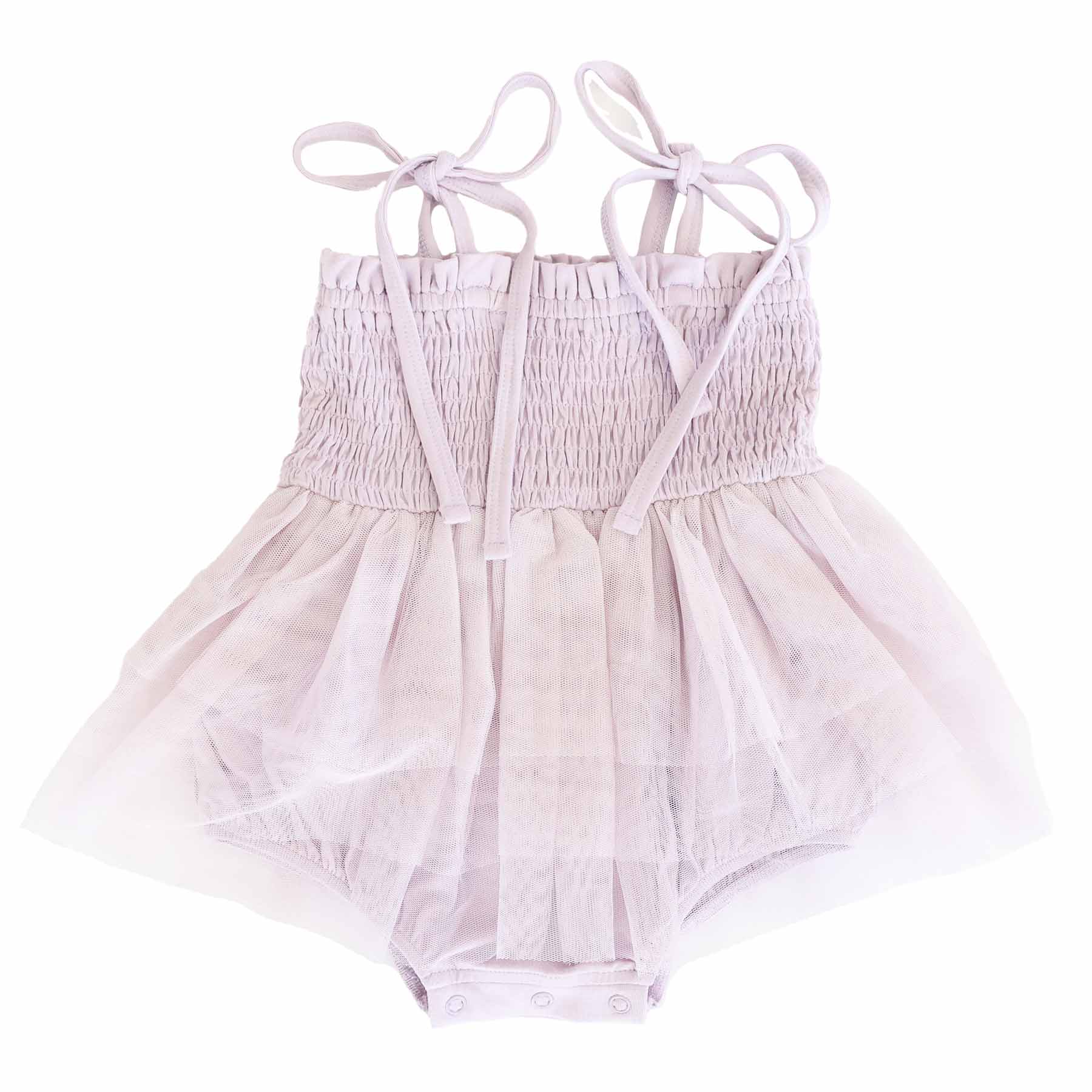 Smocked Tutu Bodysuit | Periwinkle - Image 2