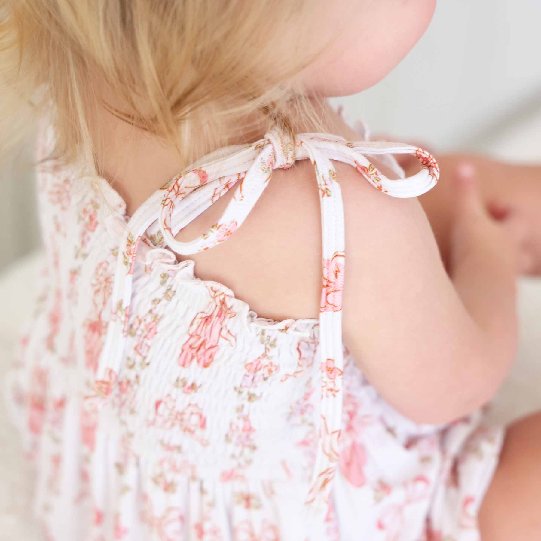 Smocked Twirl Bodysuit | Ballet Blossoms - Image 7