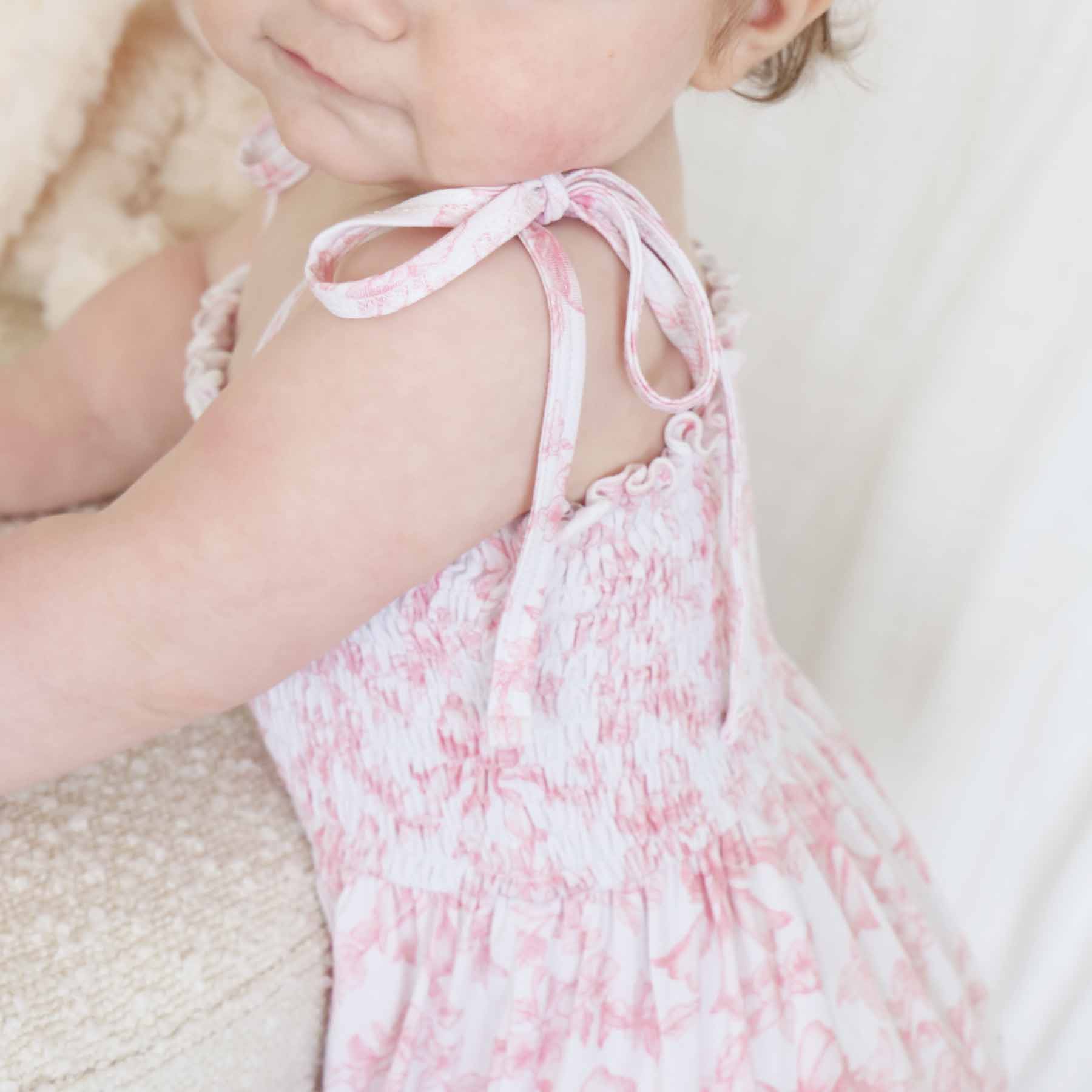 Smocked Twirl Bodysuit | Fancy Frills - Image 8
