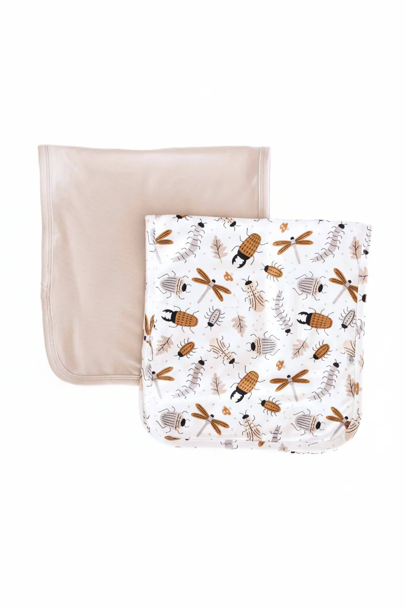 Snuggle Bug 2pc Burp Cloth Set