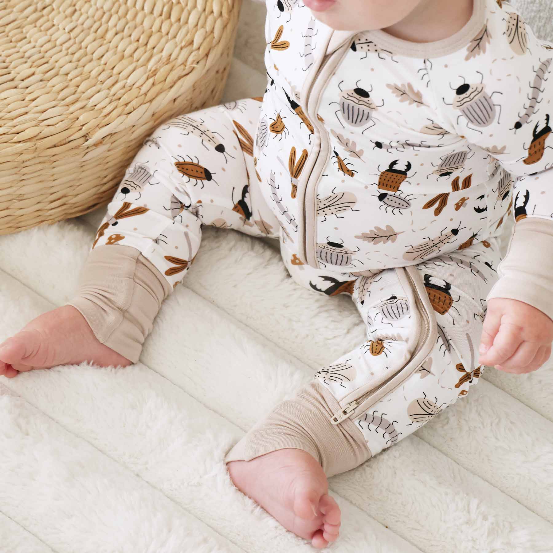 Snuggle Bug Convertible Zip Romper - Image 11