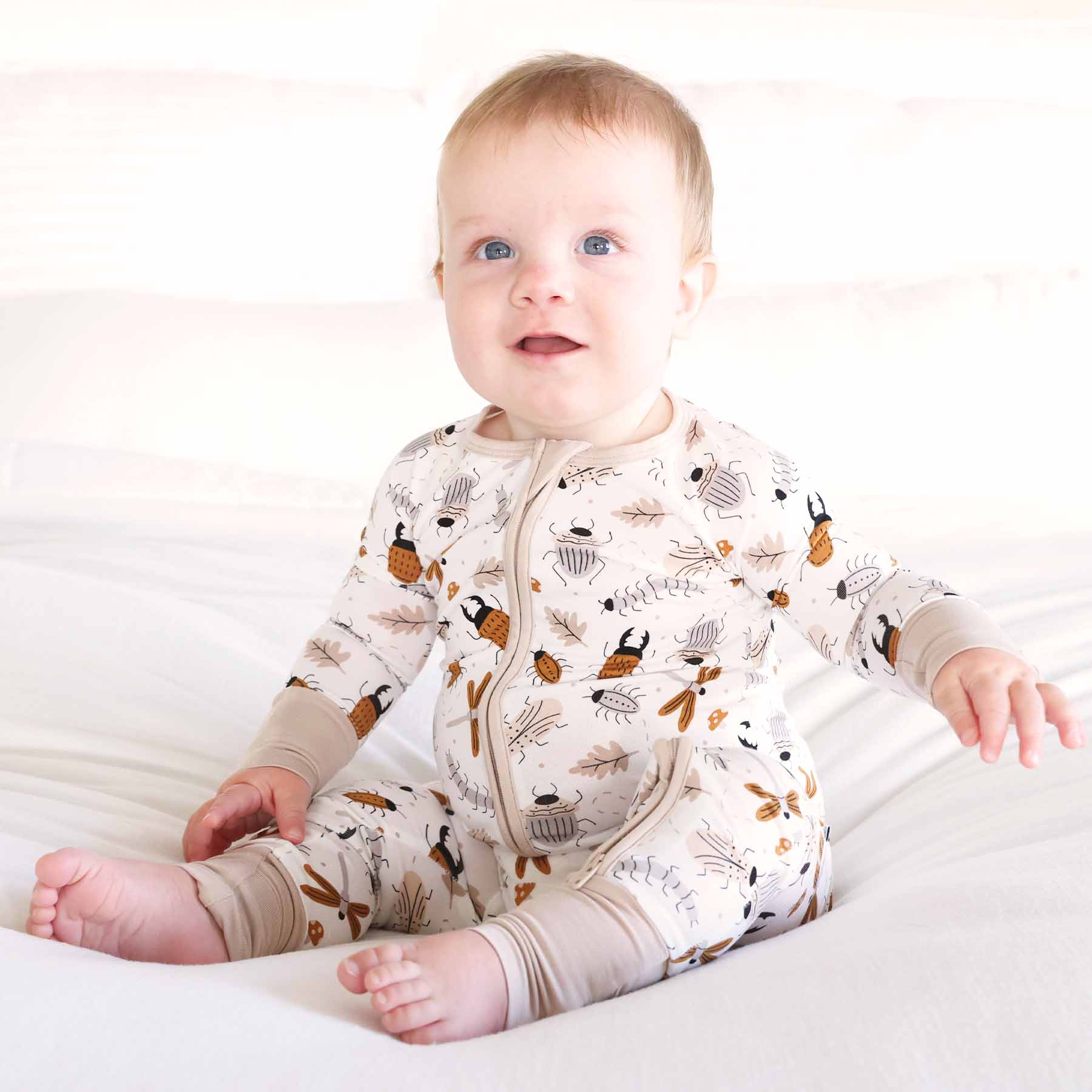 Snuggle Bug Convertible Zip Romper - Image 9