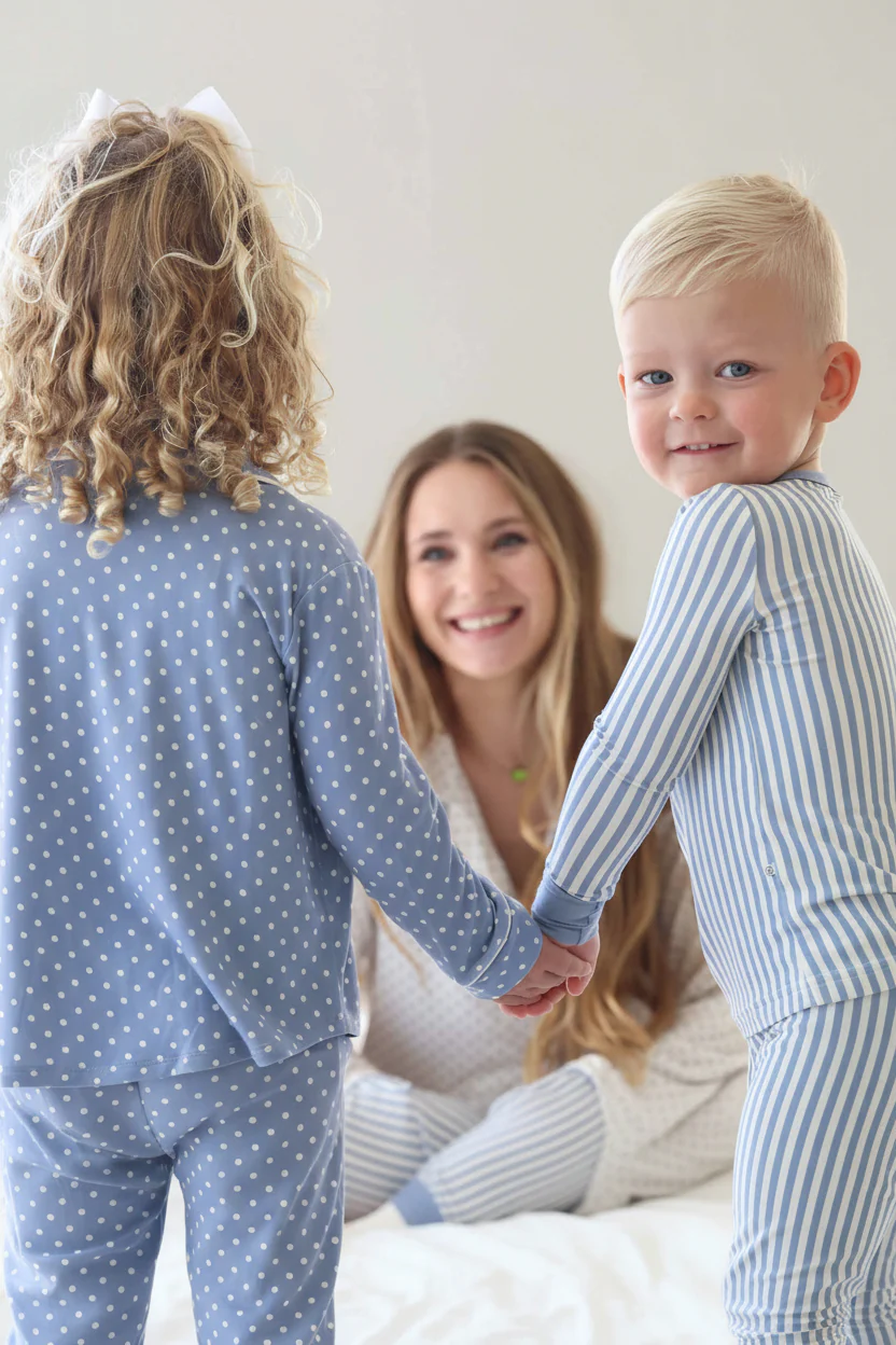 Snuggle Stripes Two Piece Pajama Set - Image 10