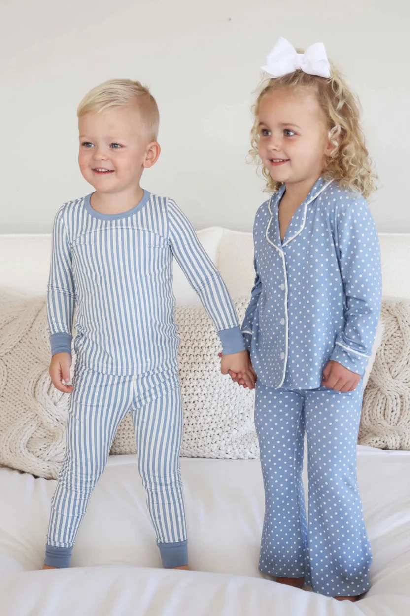 Snuggle Stripes Two Piece Pajama Set - Image 12