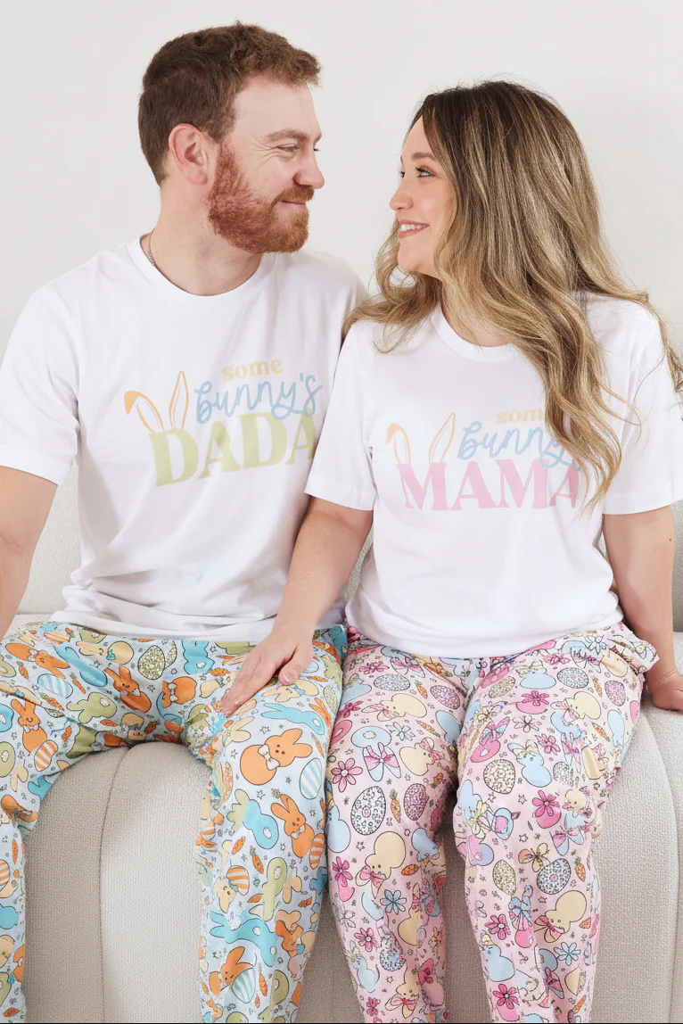 Some Bunny Easter Graphic Tee | White