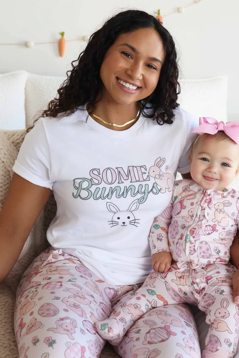 Some Bunny's Parent Adult Graphic Tee | White - Image 16