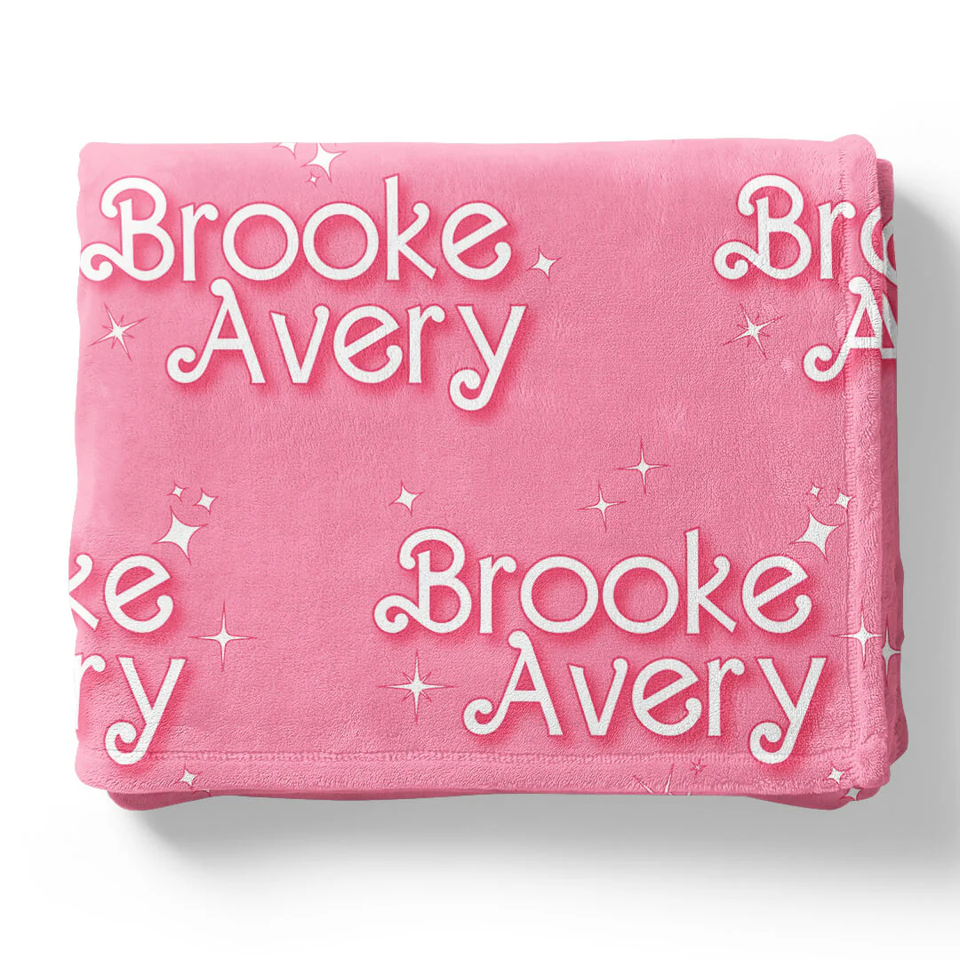 Sparkle Girl | Personalized Kids Blanket - Image 2