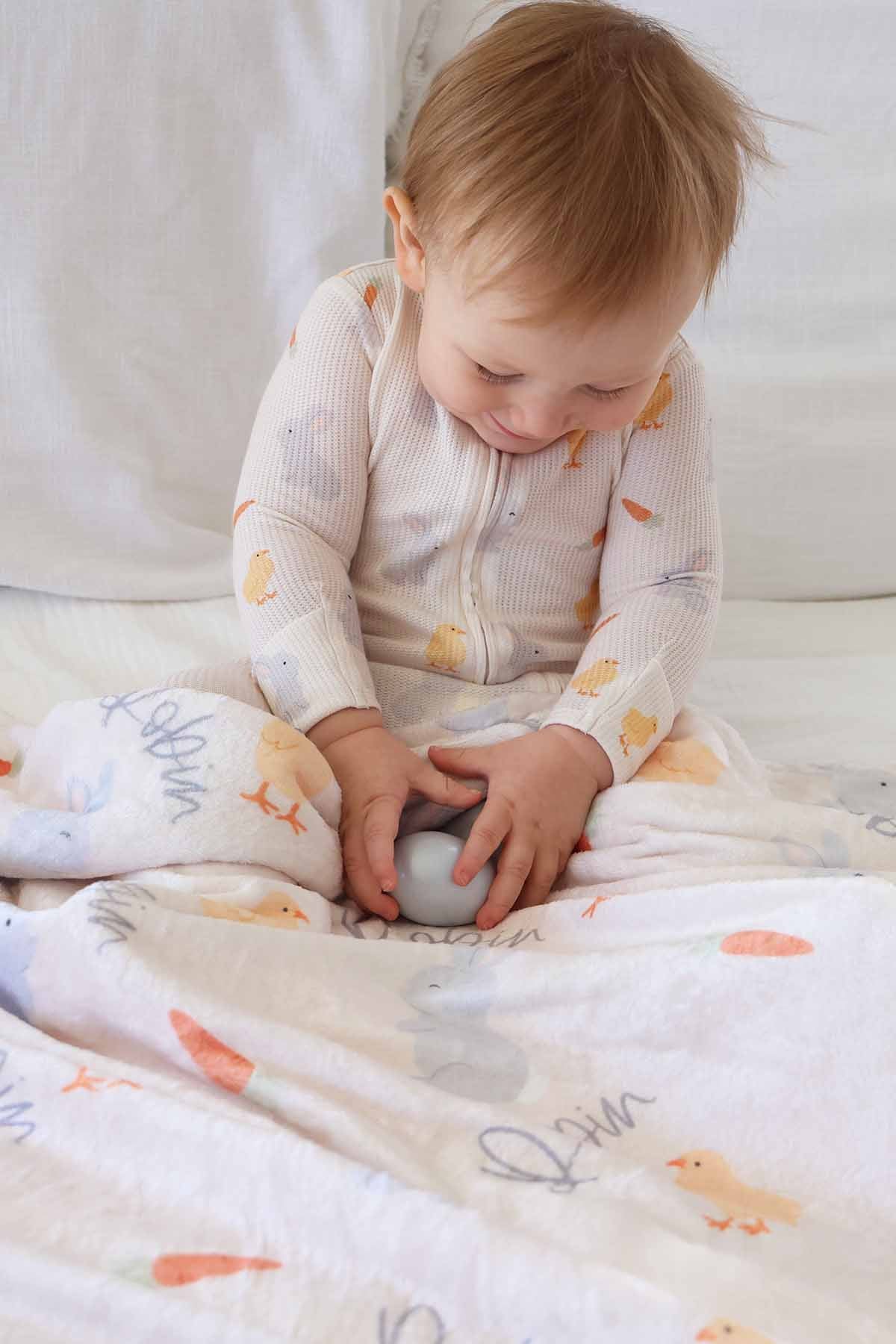 Sweet Peep Personalized Kids Blanket - Image 7