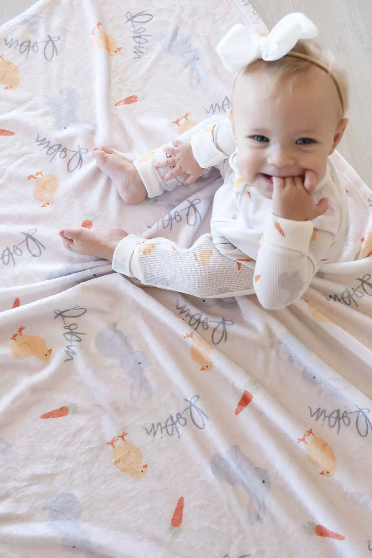 Sweet Peep Personalized Kids Blanket - Image 8