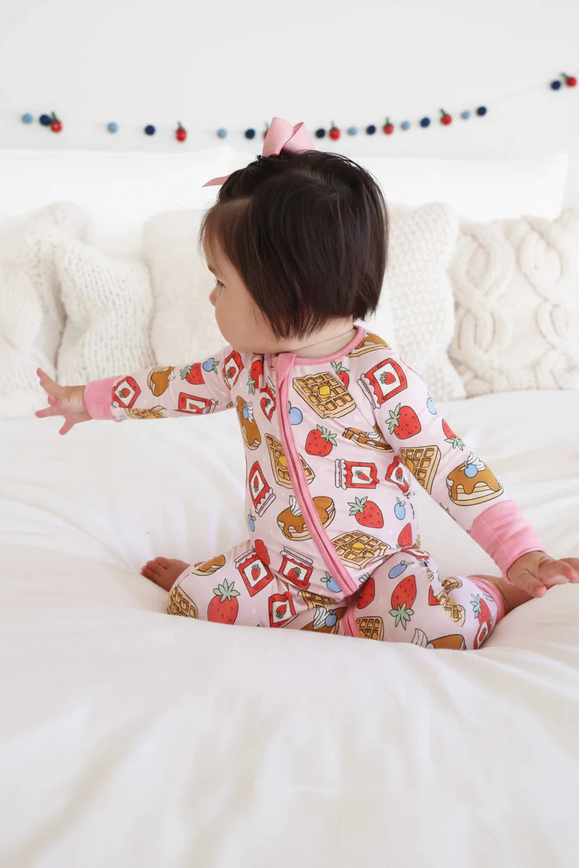 Sweet Stacks Convertible Zip Romper | Pink - Image 10