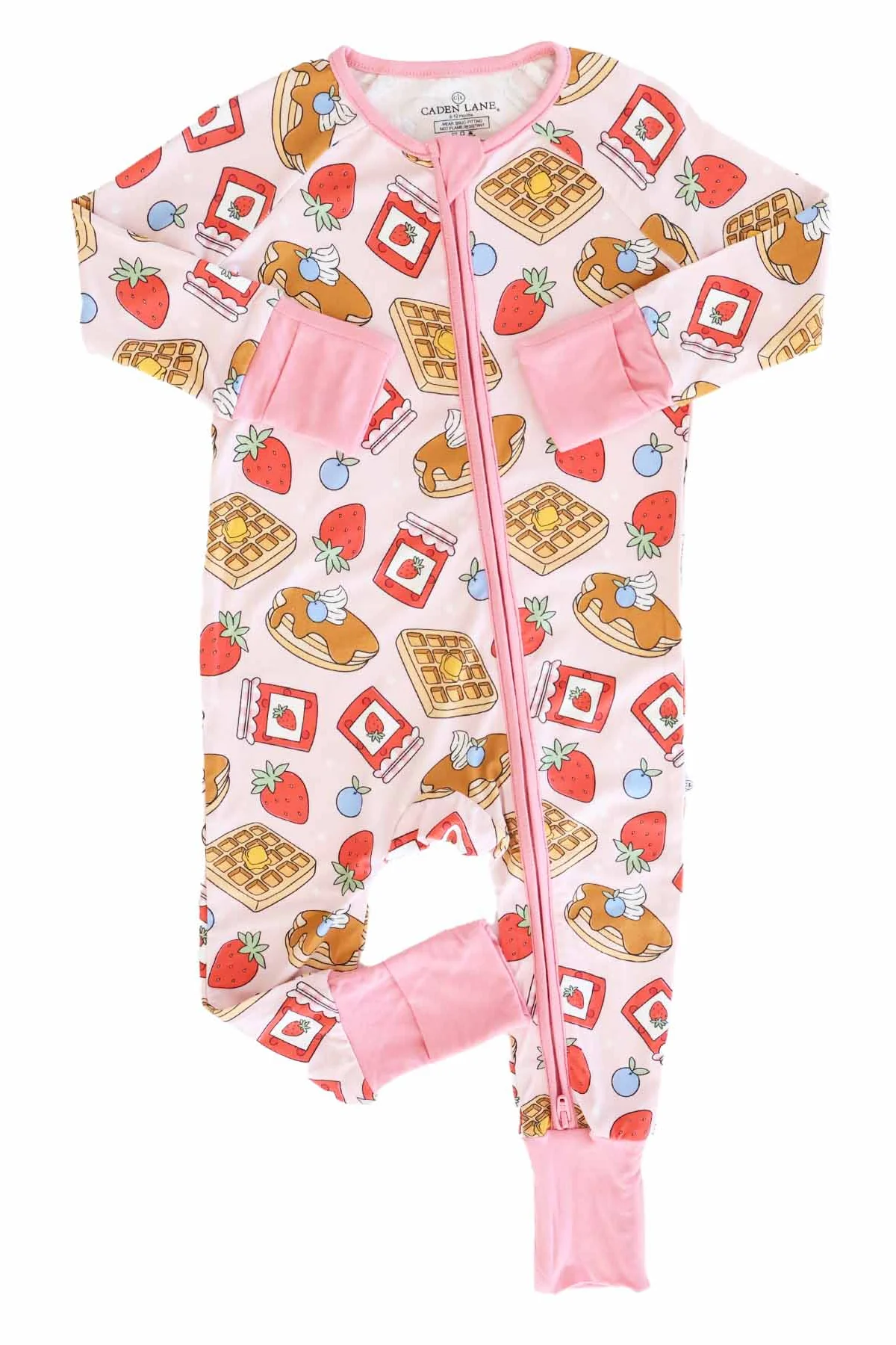 Sweet Stacks Convertible Zip Romper | Pink - Image 2