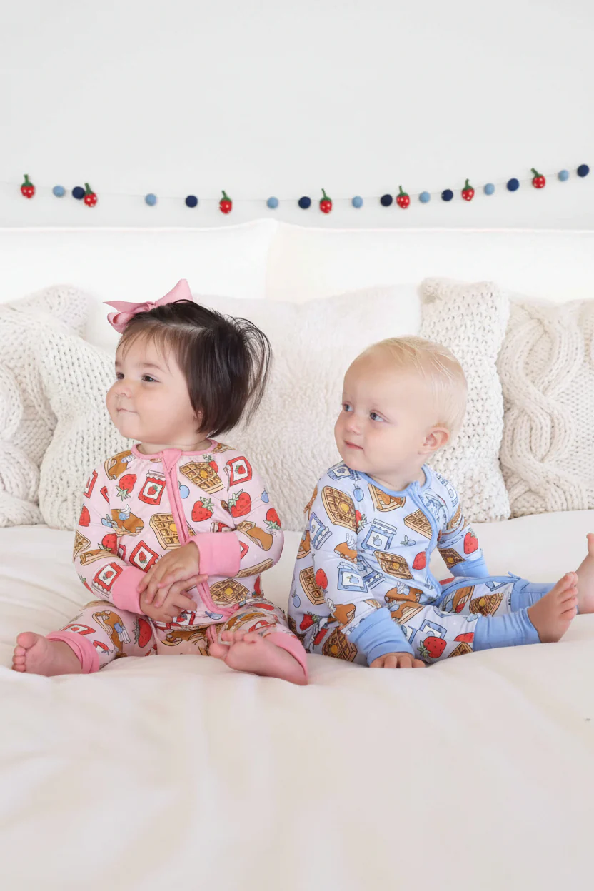 Sweet Stacks Convertible Zip Romper | Blue - Image 5