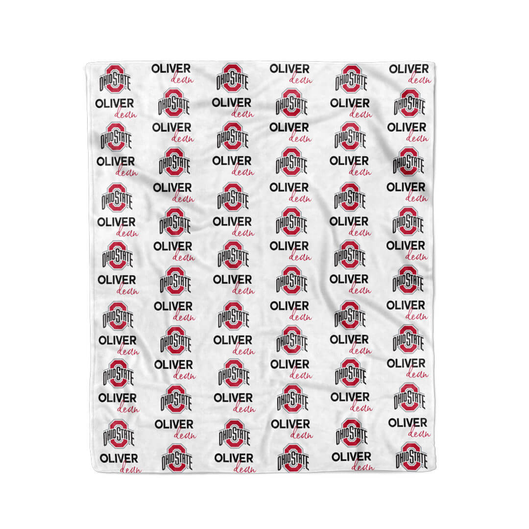 The Ohio State University | OSU Personalized Kids Blanket - Image 4
