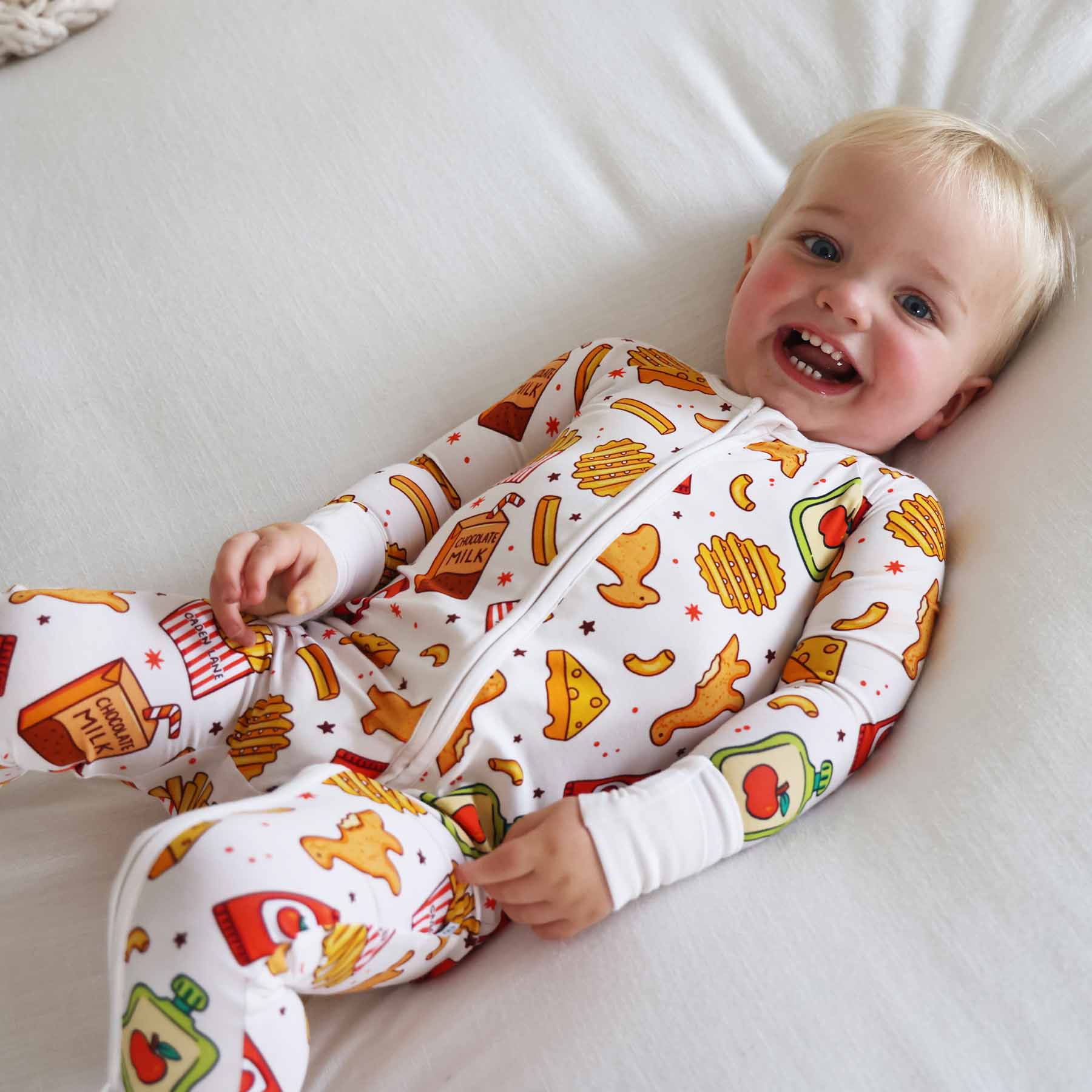 Tiny Bites Convertible Zip Romper - Image 11