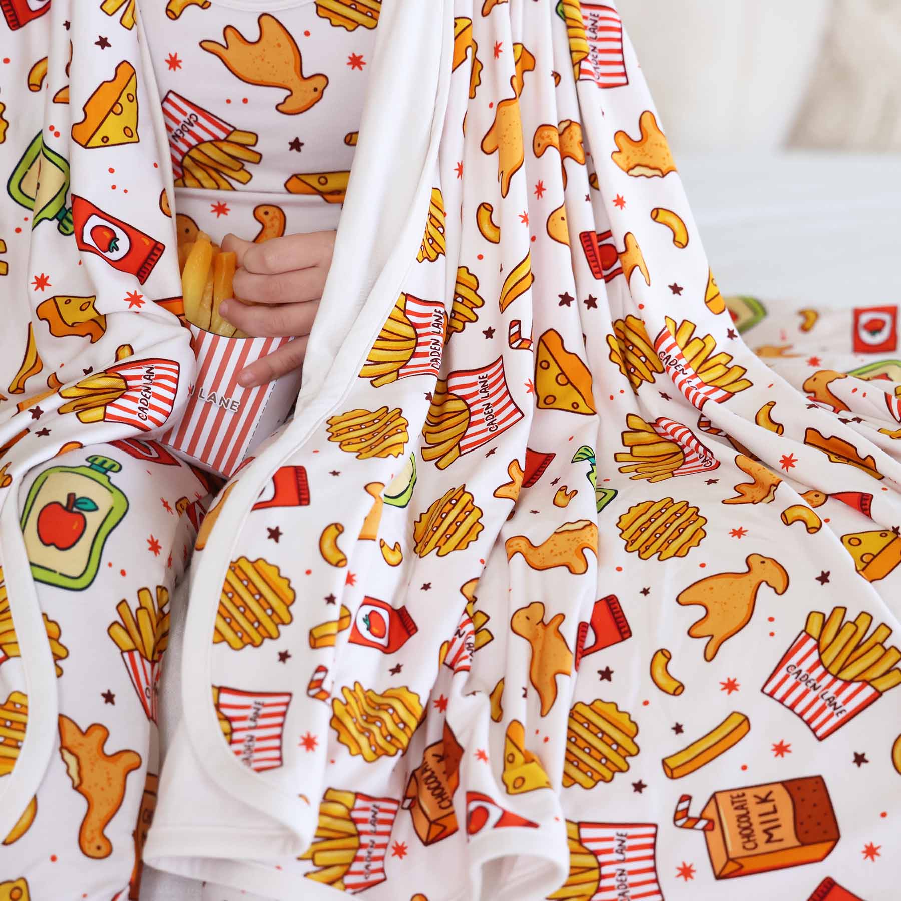 Tiny Bites Double Sided Bamboo Blanket - Image 3