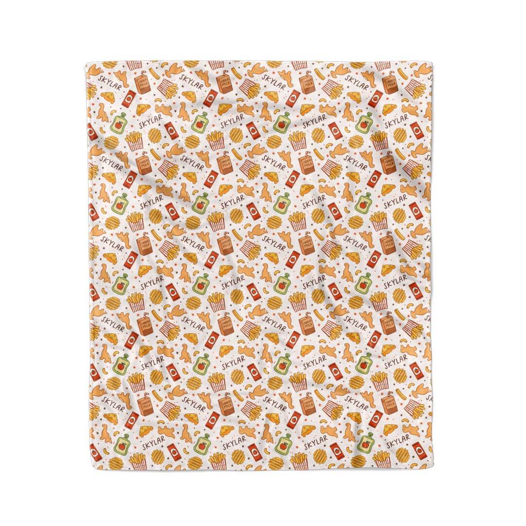 Tiny Bites Personalized Kids Blanket - Image 5