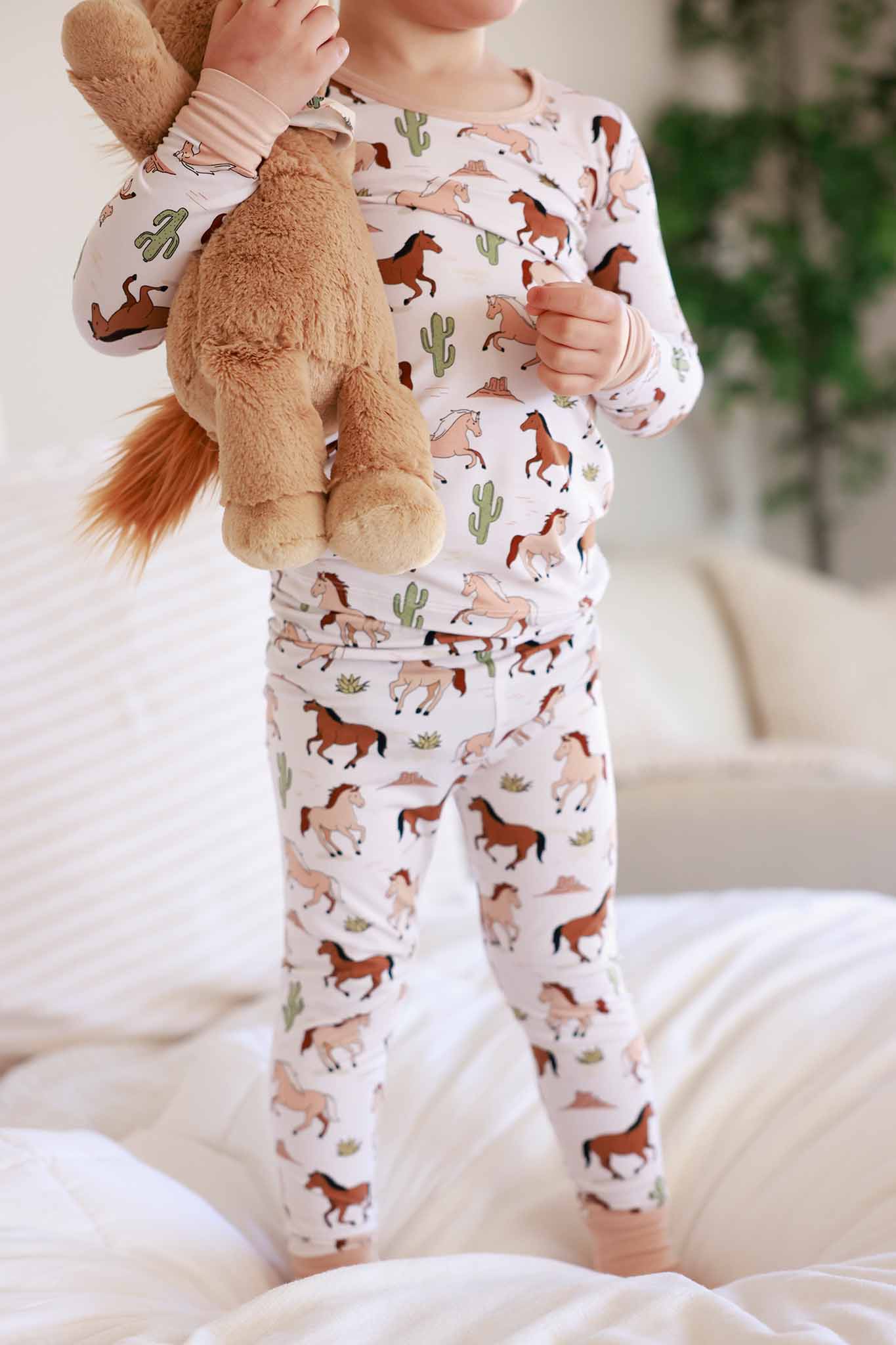 Two Piece Pajama Set | Pony Club Neutral - Image 10